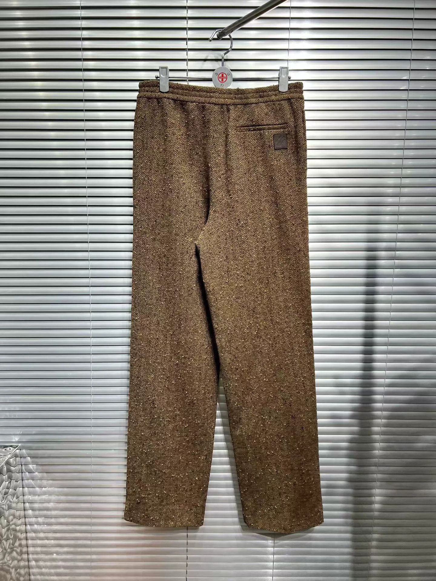 Louis Vuitton Louis Vuitton x Nigo Herringbone Wool Trousers 28 Size US 28 / EU 44 - 3 Thumbnail