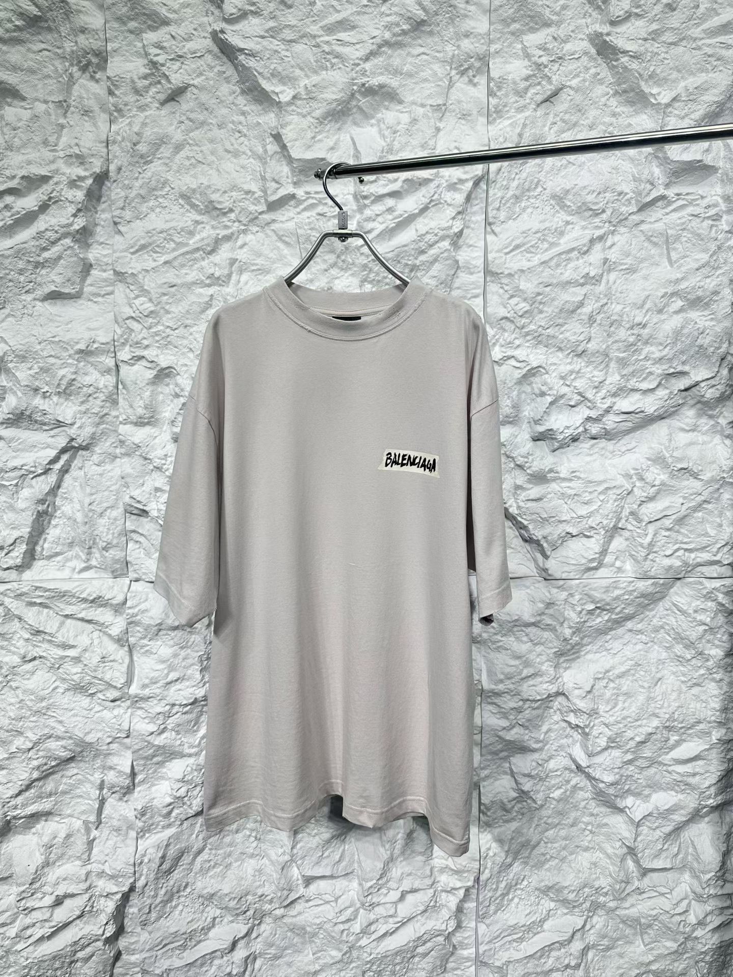 Balenciaga Balenciaga Tape Logo Short Sleeve T-Shirt S Size US S / EU 44-46 / 1 - 2 Thumbnail