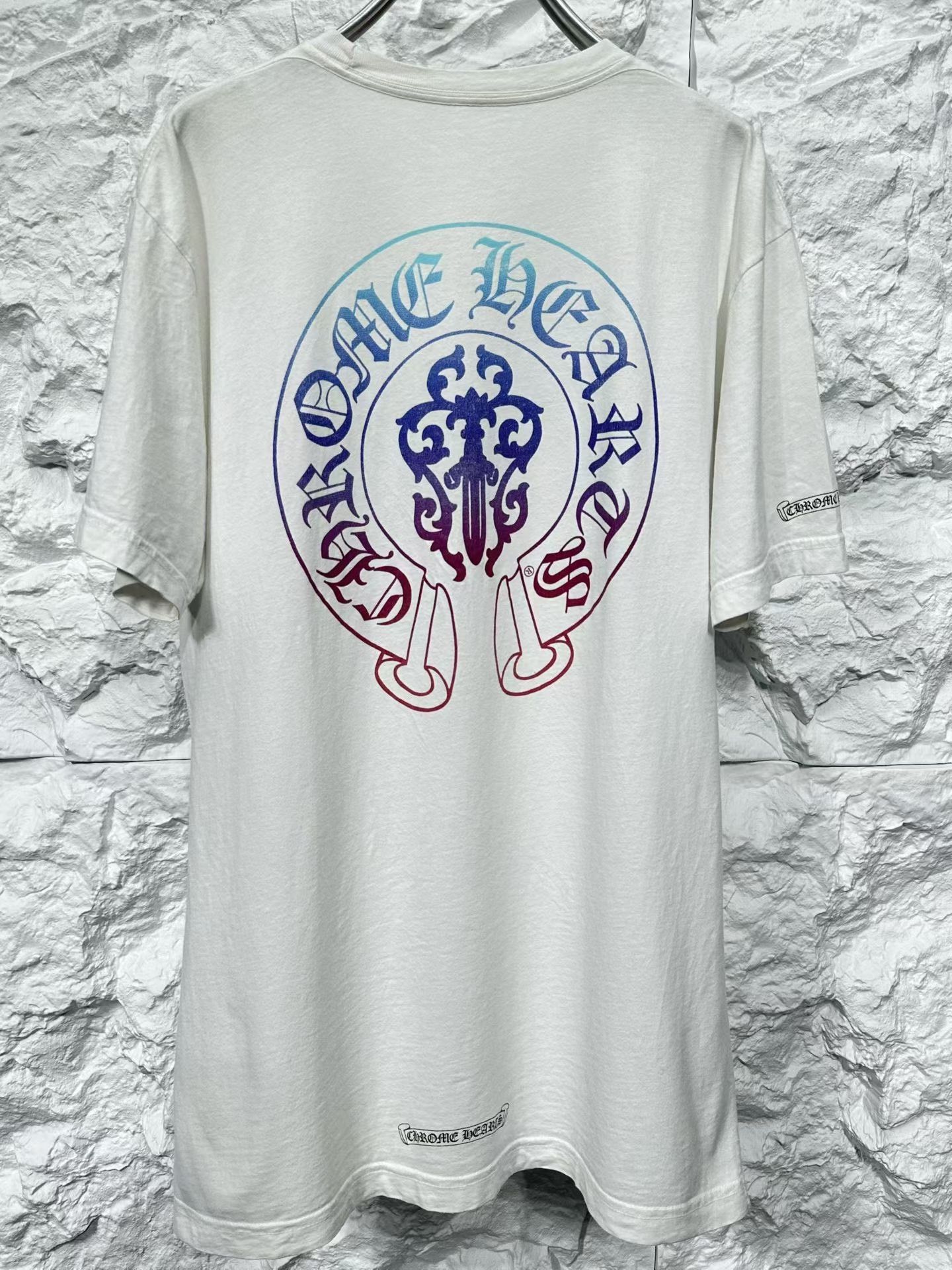 Chrome Hearts CHROME HEARTS Gradient Horseshoe Dagger T-Shirt Size L Size US L / EU 52-54 / 3 - 4 Thumbnail