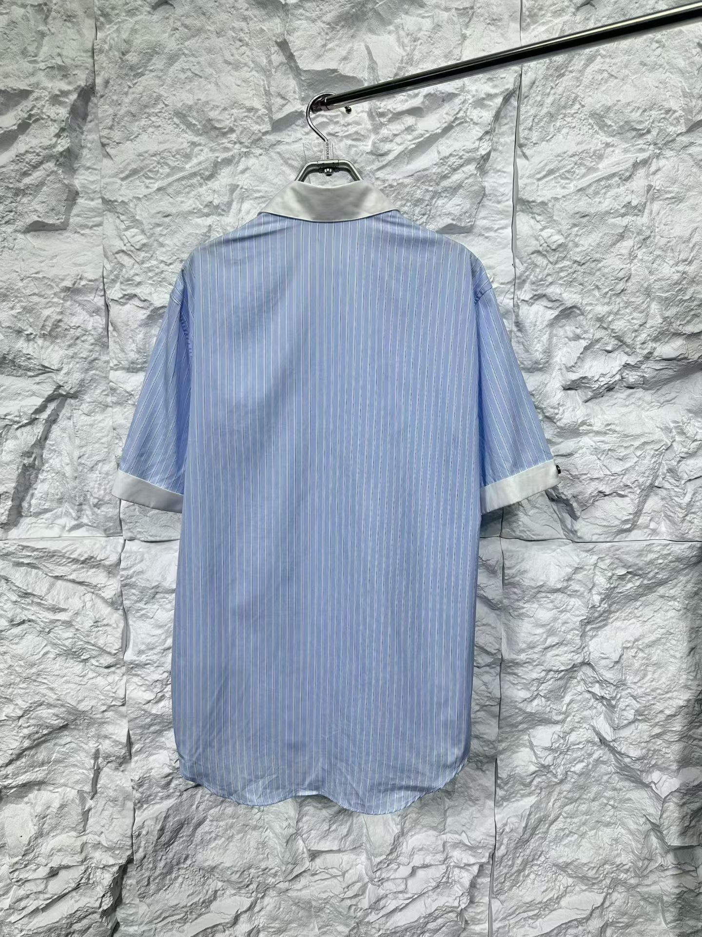 Louis Vuitton Louis Vuitton Fox Embroidery Striped Shirt Size M Size US M / EU 48-50 / 2 - 3 Thumbnail