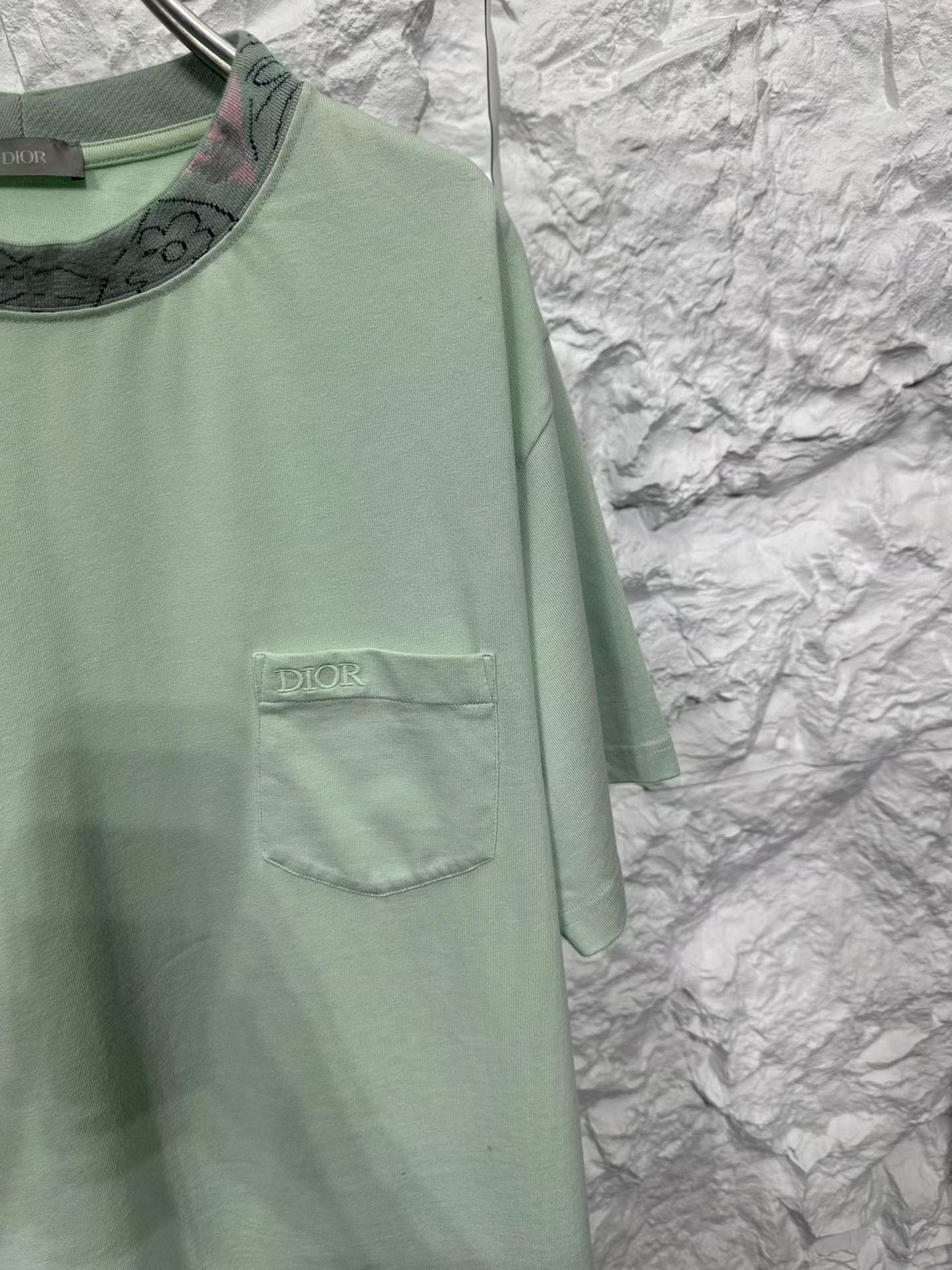 Dior Dior Logo Pocket T-Shirt Mint XL Size US XL / EU 56 / 4 - 4 Thumbnail