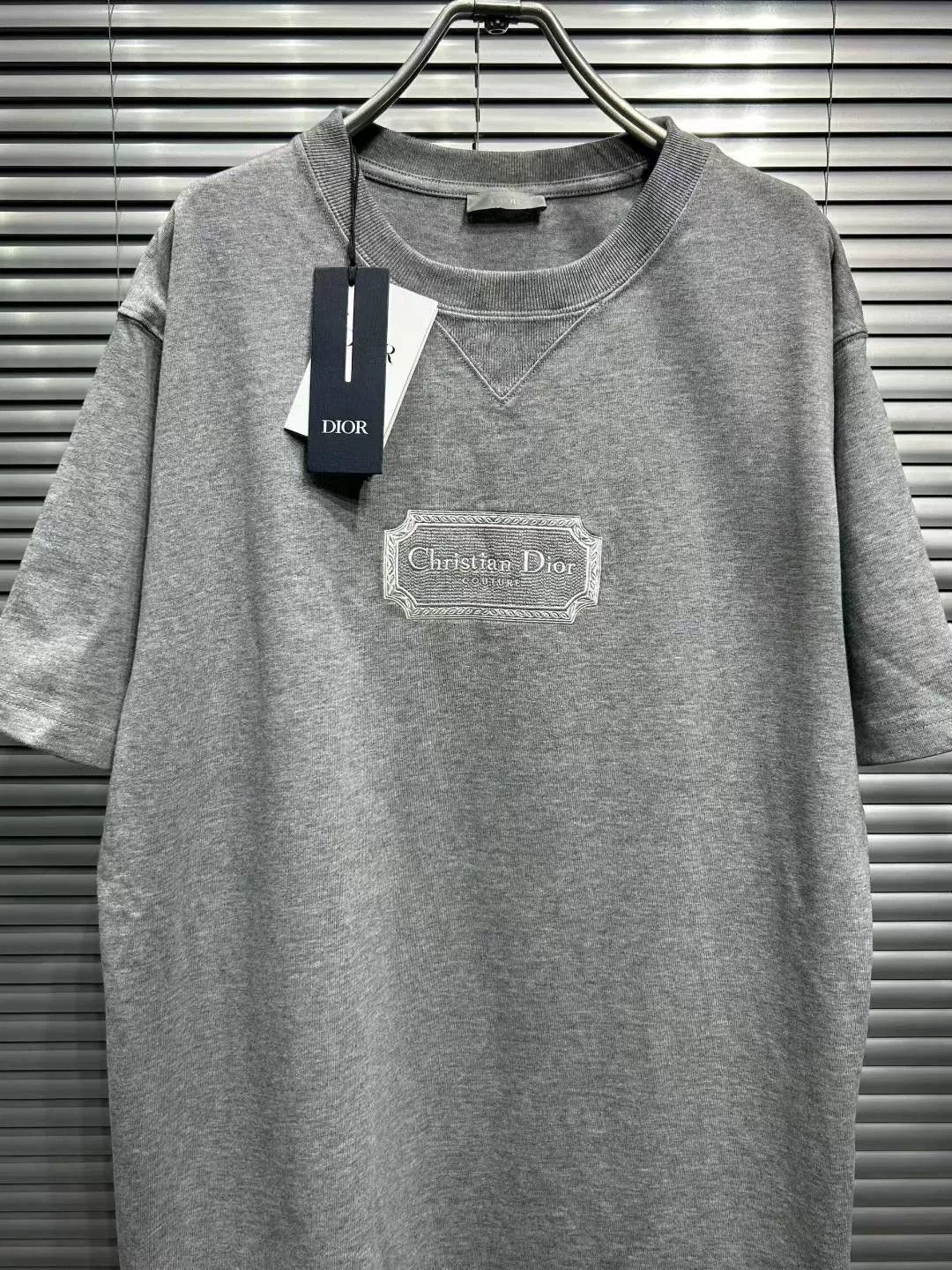 Dior Dior Couture Embroidered Logo T-Shirt XL Size US XL / EU 56 / 4 - 4 Thumbnail