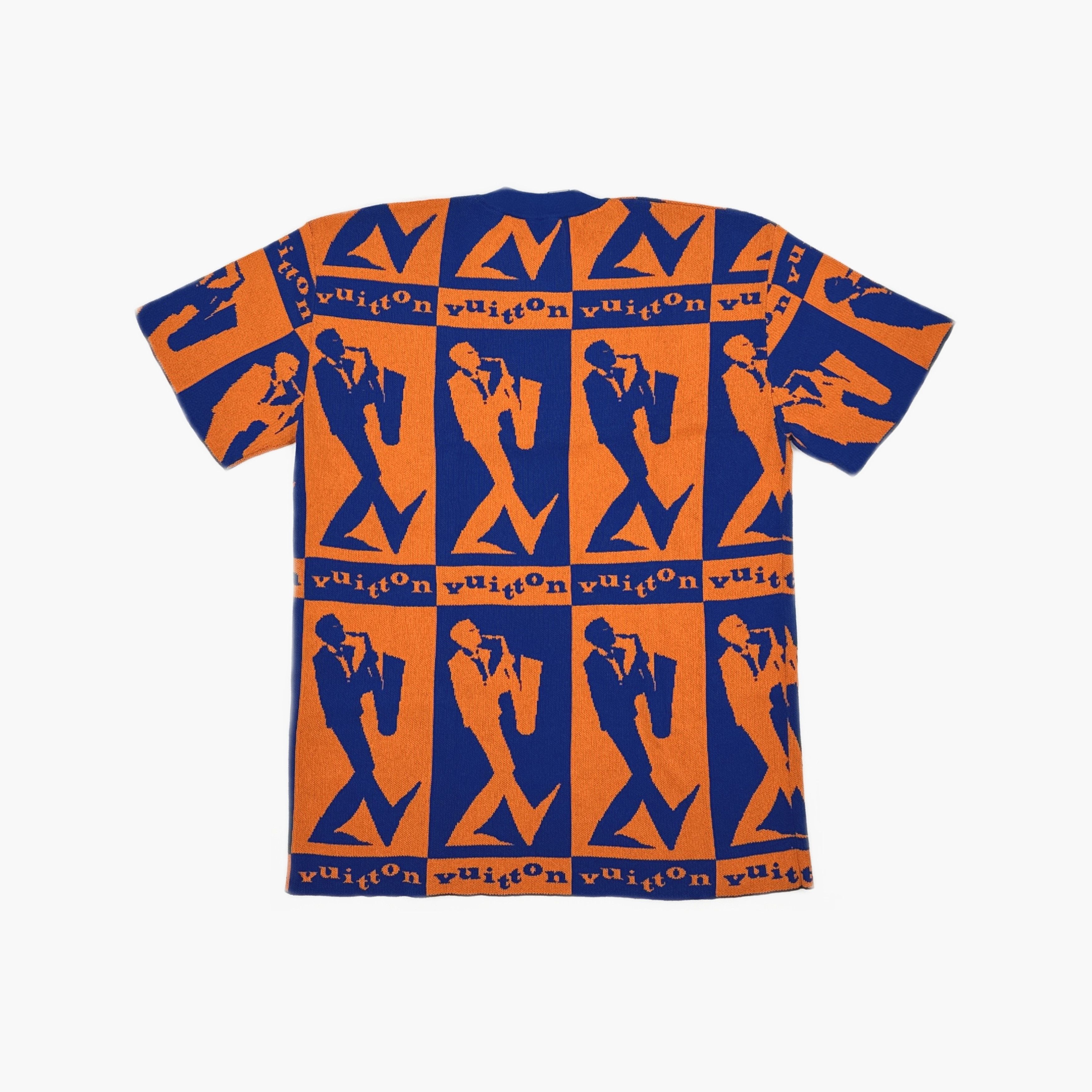 Louis Vuitton Louis Vuitton SS23 Saxophone Graphic Knit T-Shirt XS Size US XS / EU 42 / 0 - 2 Thumbnail