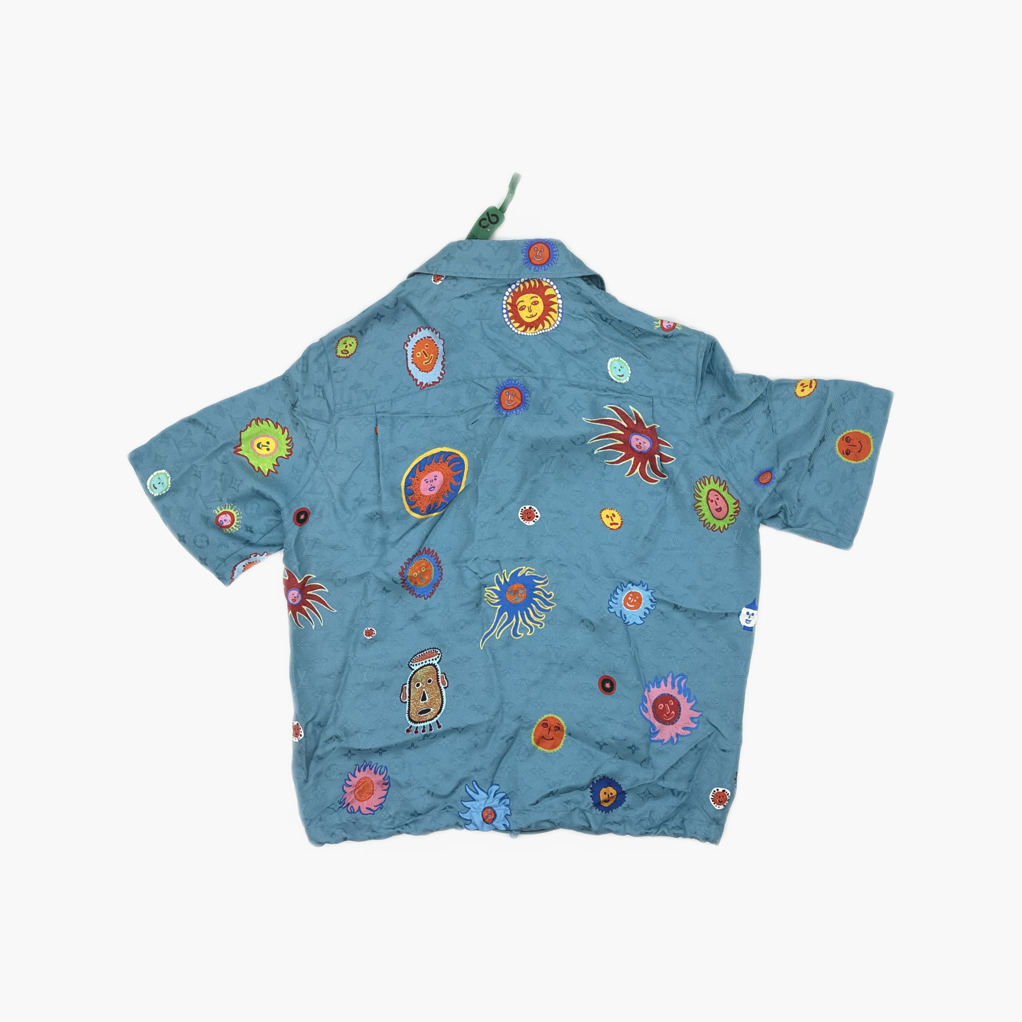 Louis Vuitton Louis Vuitton x Yayoi Kusama Faces Silk Shirt M Size US M / EU 48-50 / 2 - 2 Thumbnail