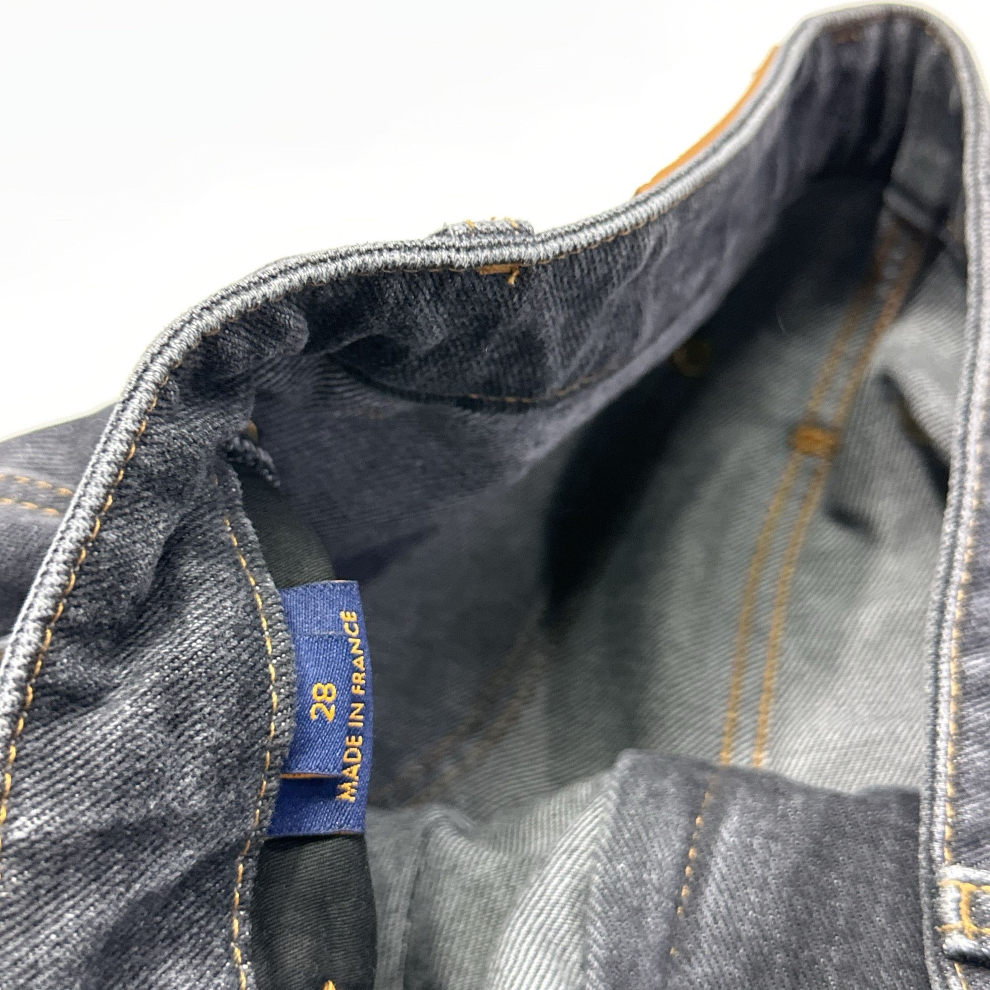 Louis Vuitton Louis Vuitton Monogram Asymmetric Denim Jeans 28 Size US 28 / EU 44 - 3 Thumbnail
