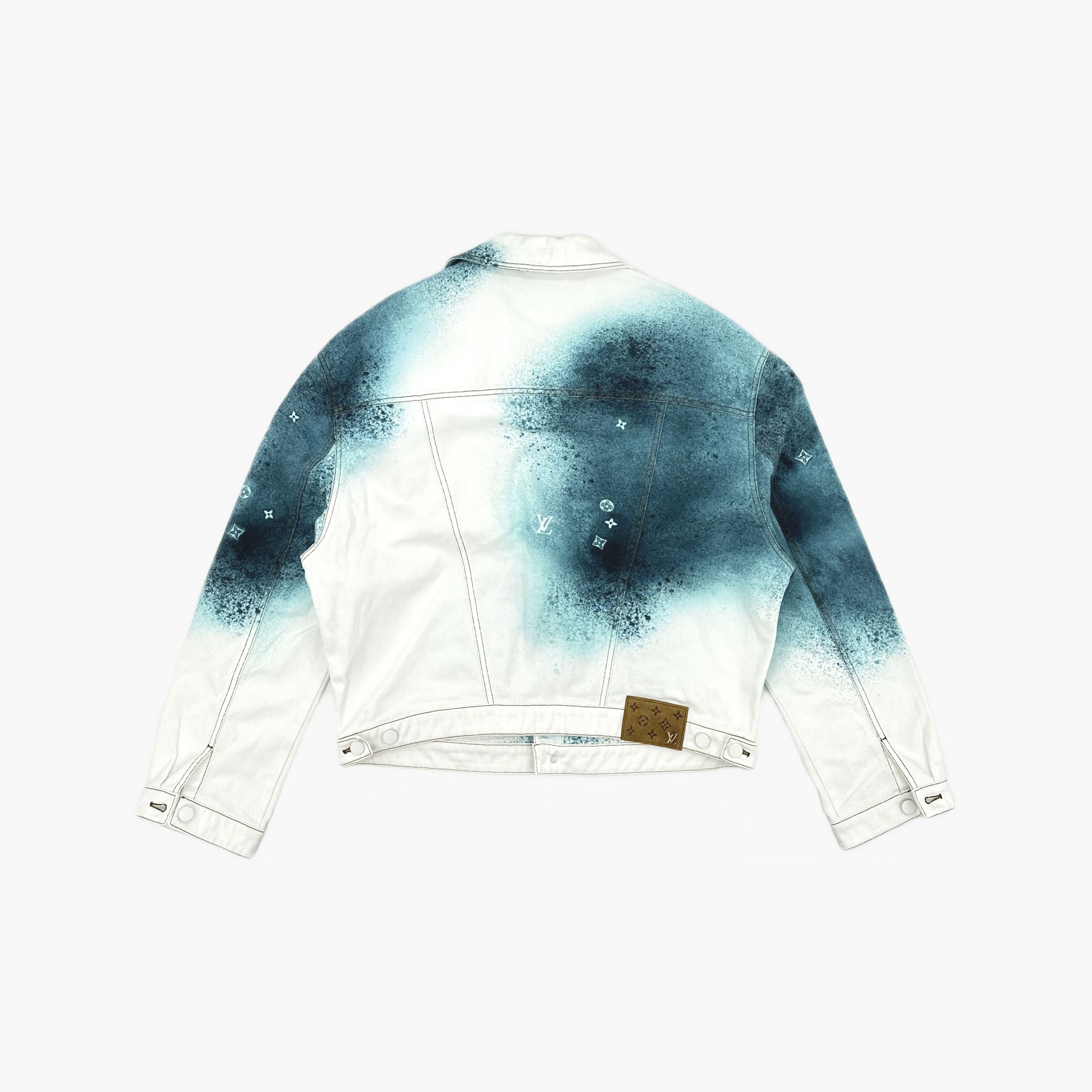 Louis Vuitton Louis Vuitton Spray Effect Denim Jacket Size 52 Size US L / EU 52-54 / 3 - 2 Thumbnail