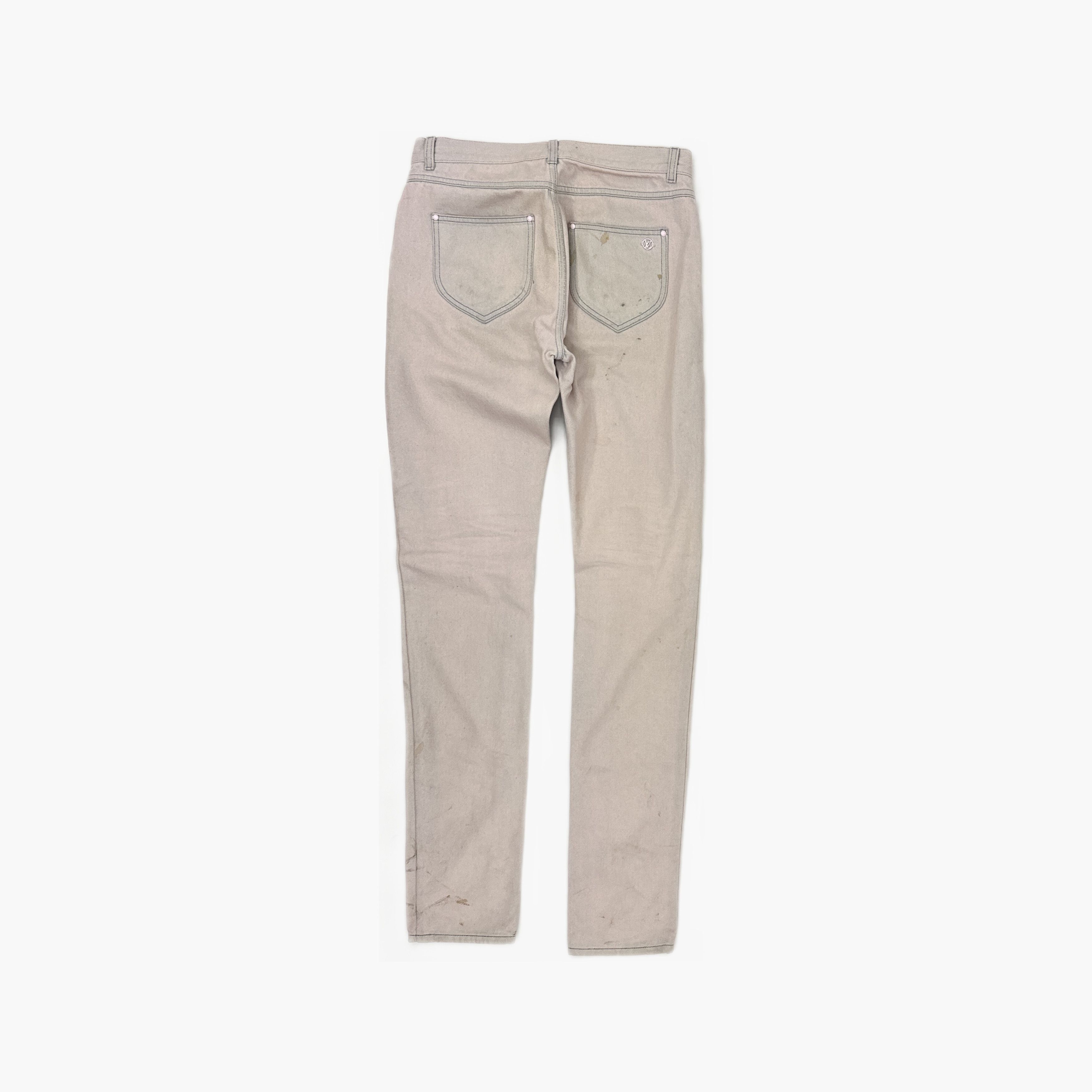 Louis Vuitton Louis Vuitton Pink Slim Denim Jeans 29 Size US 29 - 2 Thumbnail