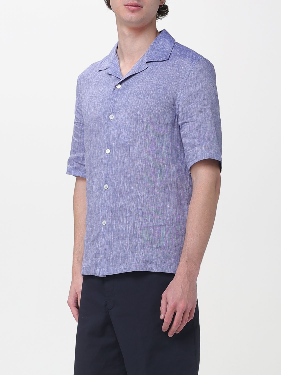 Brunello Cucinelli Brunello Cucinelli Shirt Men Denim Size US M / EU 48-50 / 2 - 4 Thumbnail