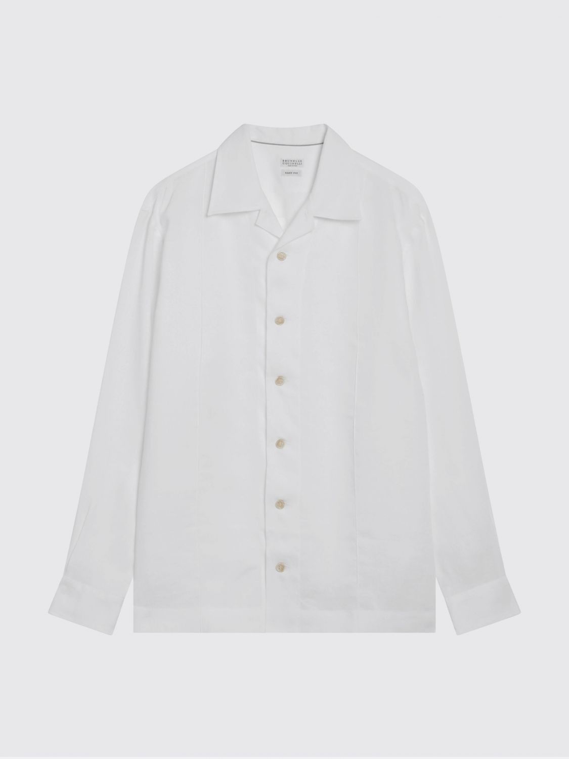 Brunello Cucinelli Brunello Cucinelli Shirt Men White Size US XXL / EU 58 / 5 - 2 Thumbnail
