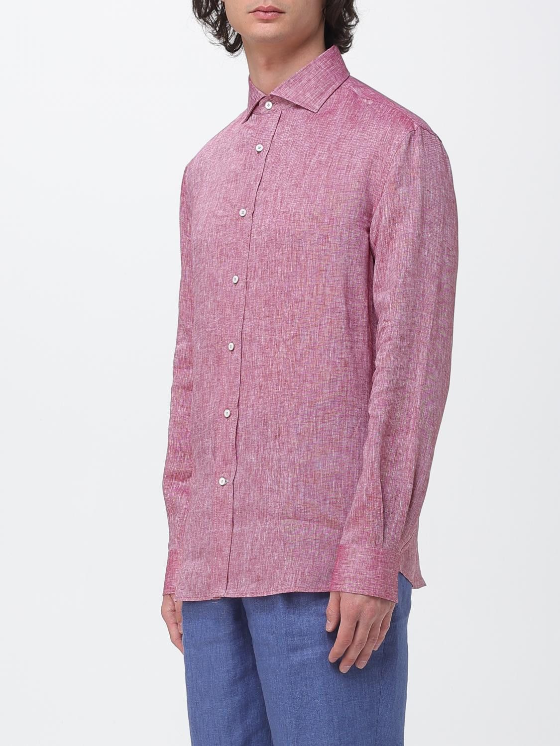 Brunello Cucinelli Brunello Cucinelli Shirt Men Cherry Size US S / EU 44-46 / 1 - 4 Thumbnail