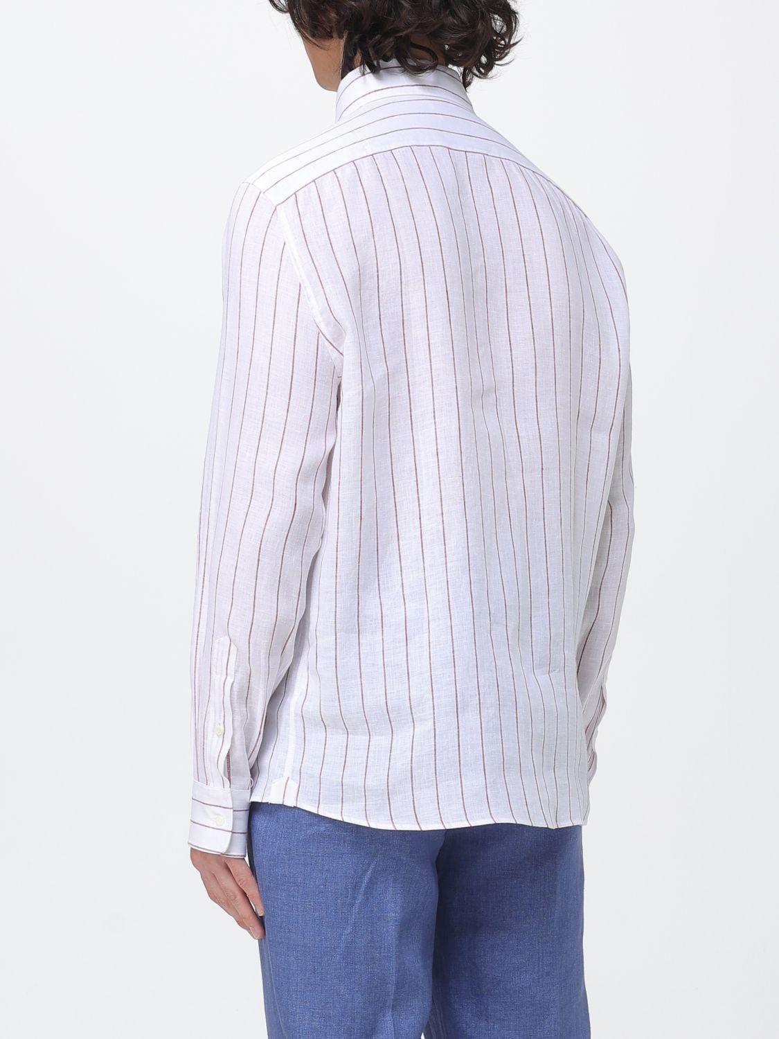 Brunello Cucinelli Brunello Cucinelli Shirt Men White Size US S / EU 44-46 / 1 - 3 Thumbnail