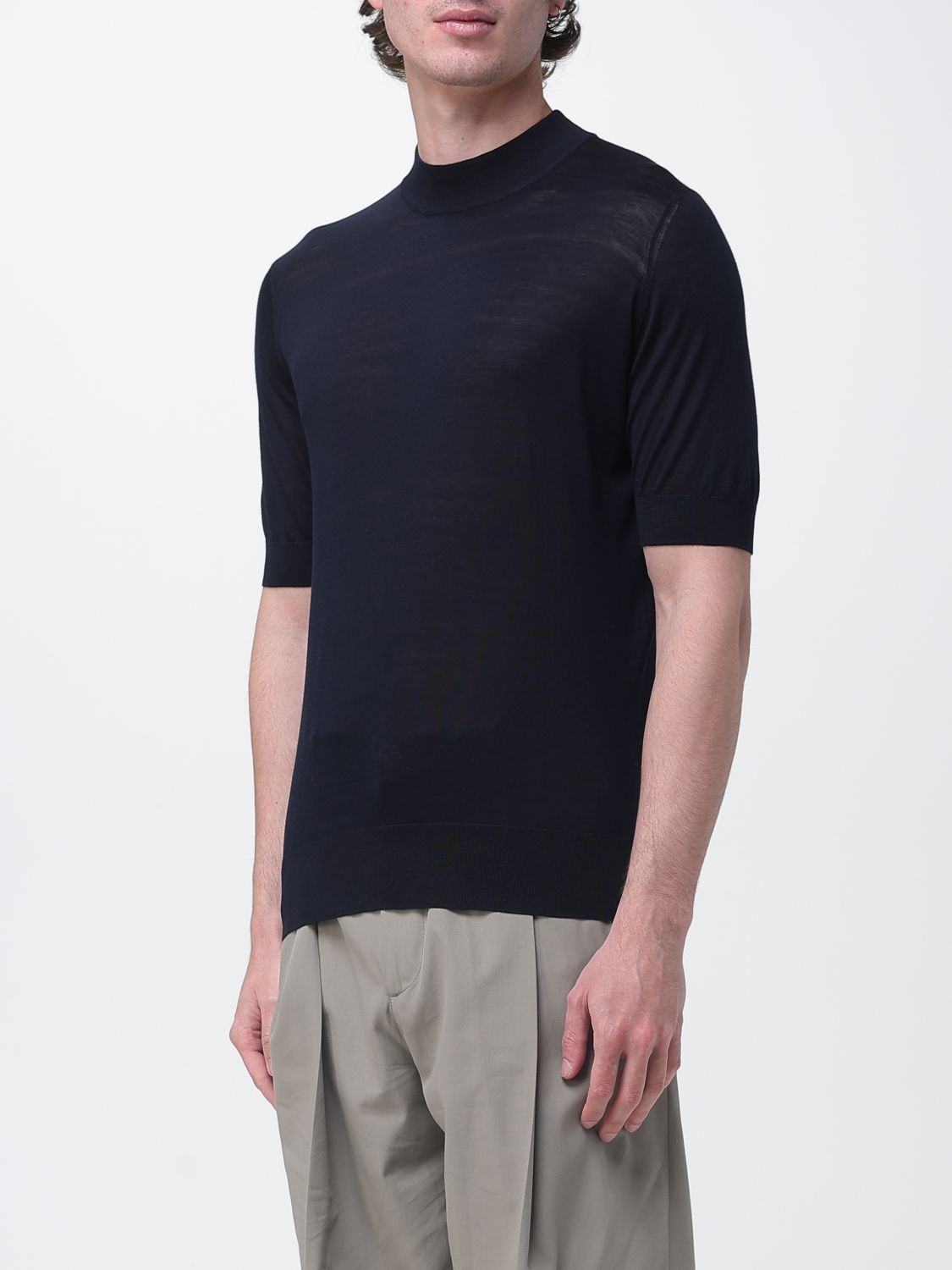 Brunello Cucinelli Brunello Cucinelli Sweater Men Navy Size US L / EU 52-54 / 3 - 4 Thumbnail