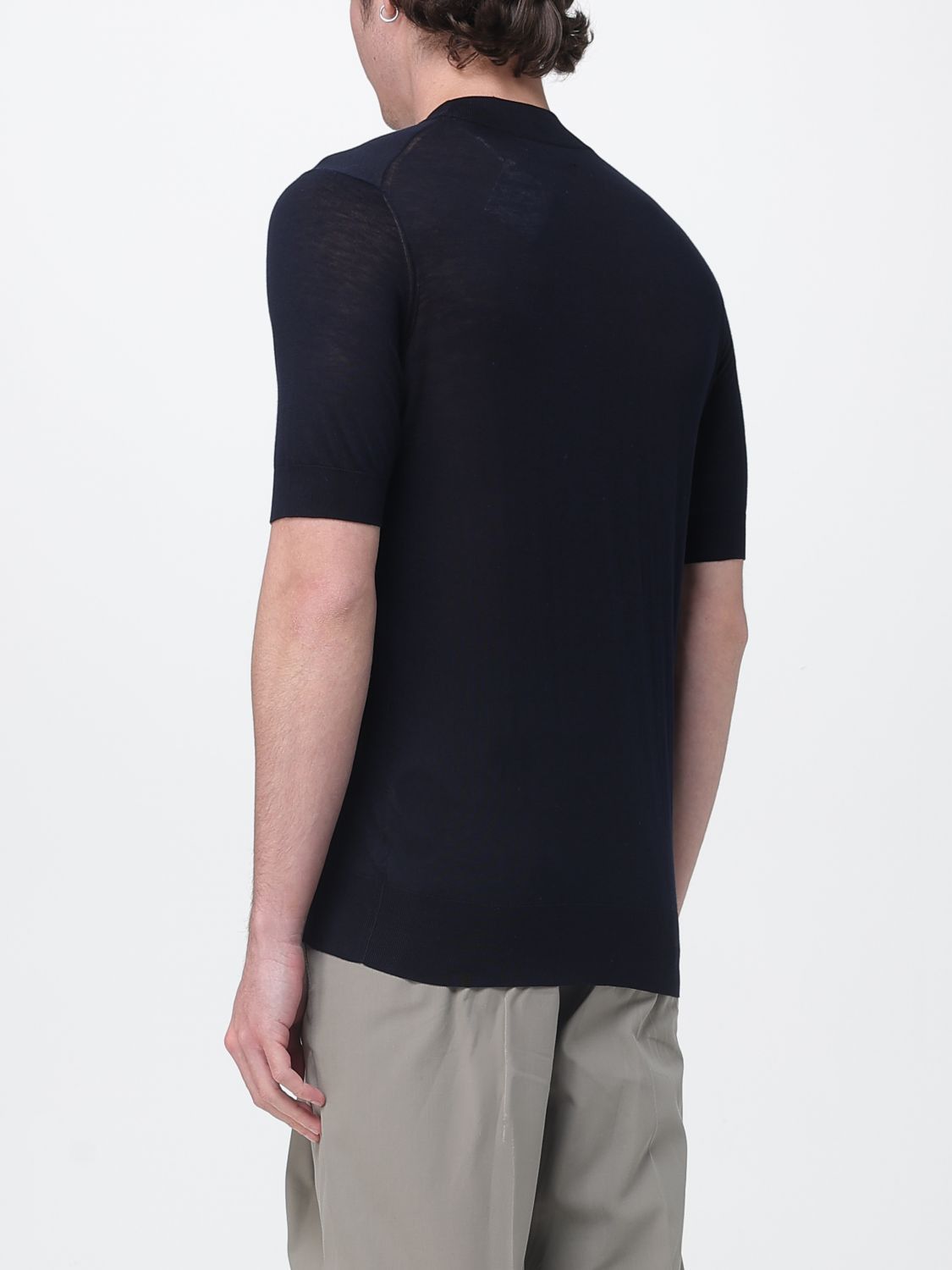 Brunello Cucinelli Brunello Cucinelli Sweater Men Navy Size US XL / EU 56 / 4 - 3 Thumbnail