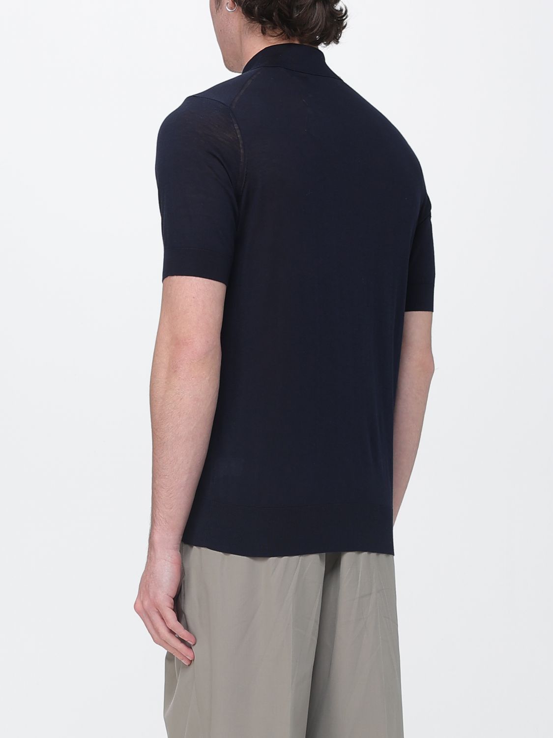 Brunello Cucinelli Brunello Cucinelli Polo Shirt Men Navy Size US M / EU 48-50 / 2 - 3 Thumbnail