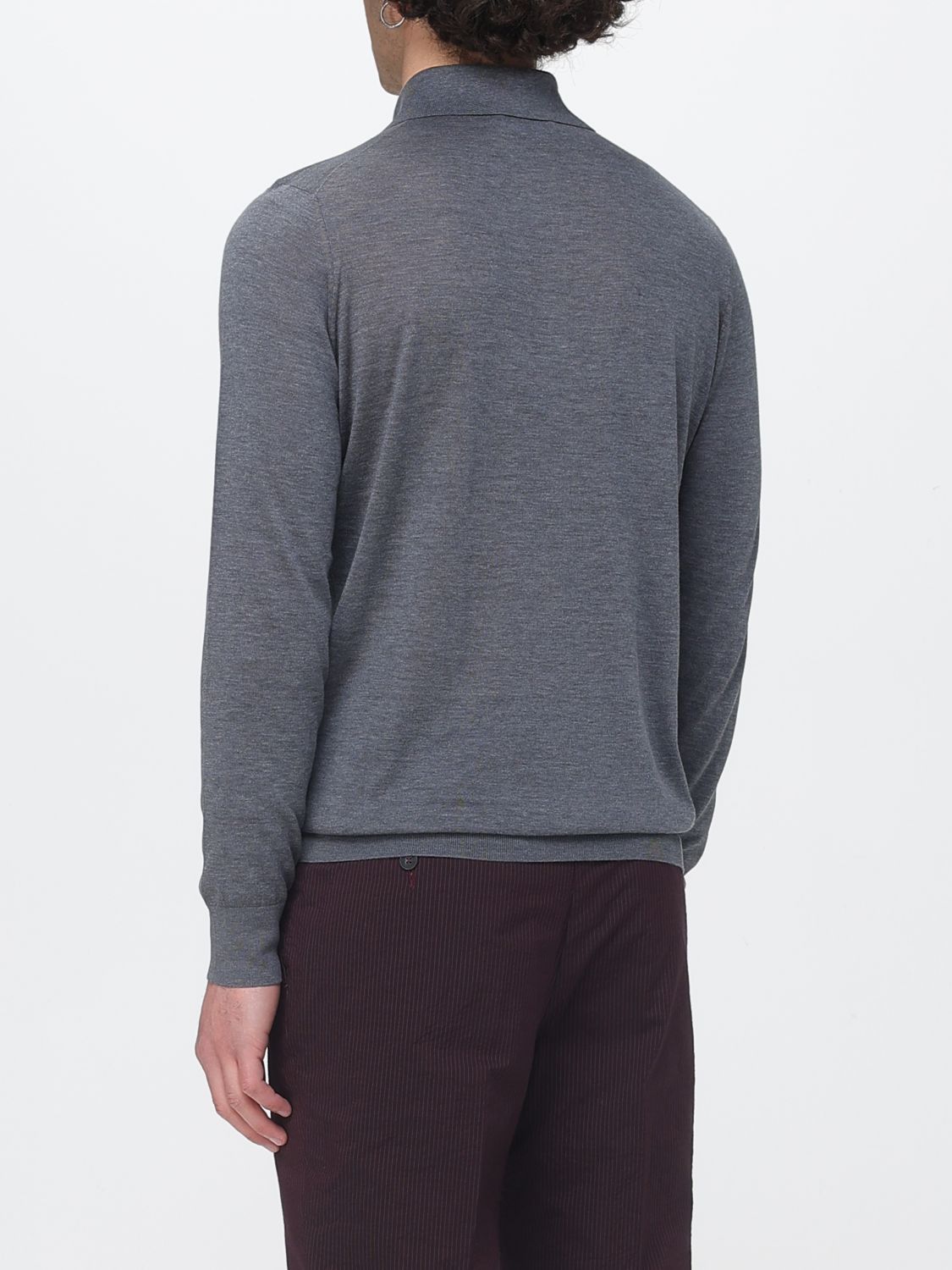 Brunello Cucinelli Brunello Cucinelli Polo Shirt Men Charcoal Size US M / EU 48-50 / 2 - 3 Thumbnail