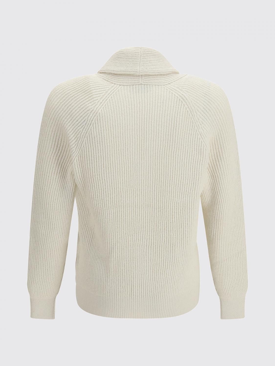 Brunello Cucinelli Brunello Cucinelli Sweater Men Natural Size US M / EU 48-50 / 2 - 3 Thumbnail