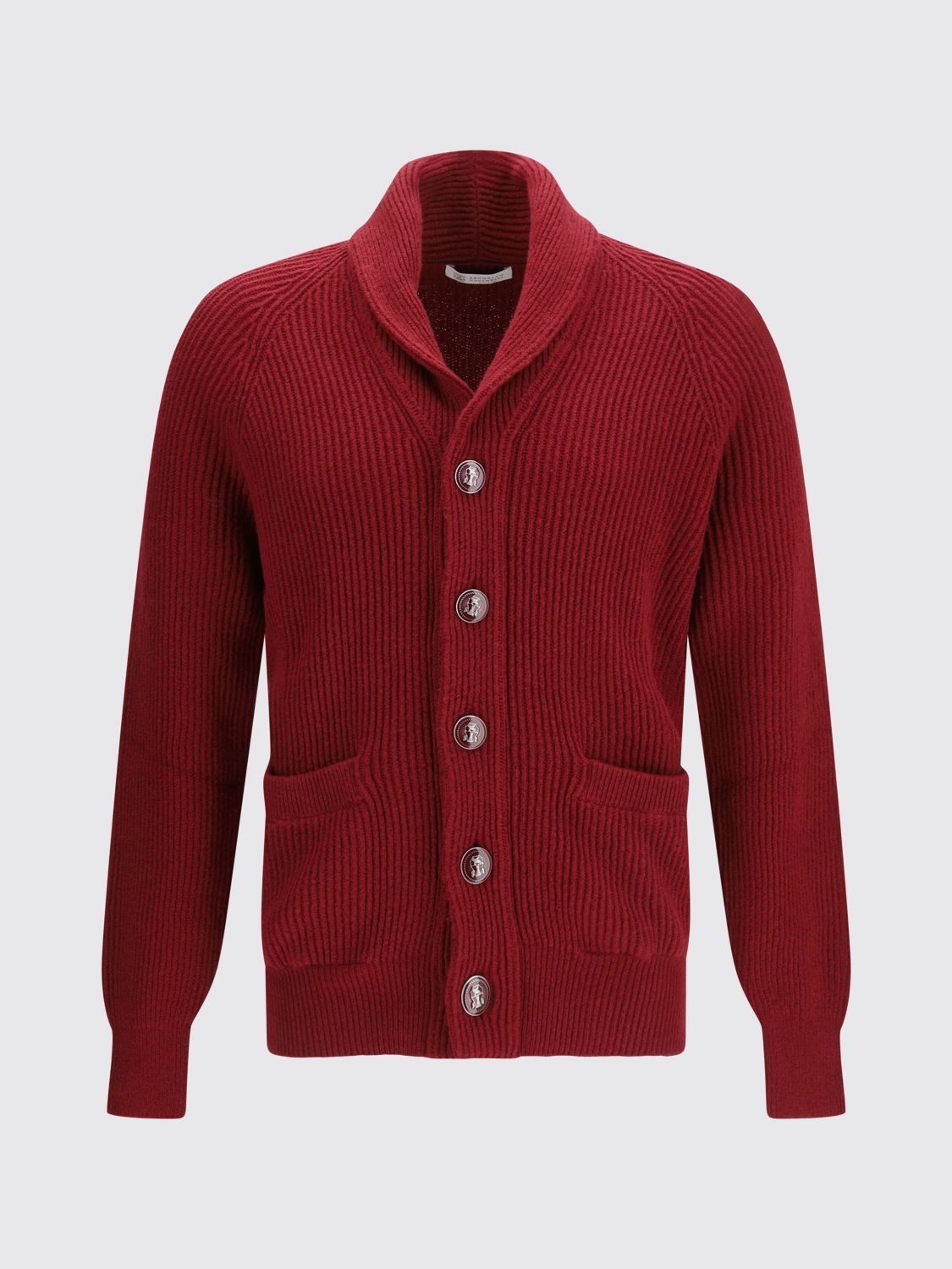 Brunello Cucinelli Brunello Cucinelli Sweater Men Cherry Size US M / EU 48-50 / 2 - 2 Thumbnail