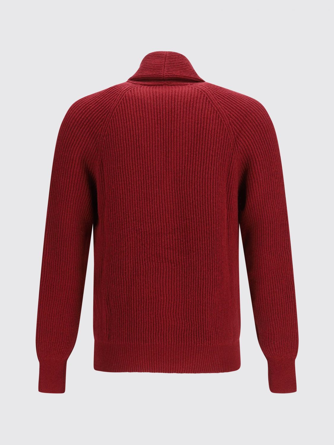 Brunello Cucinelli Brunello Cucinelli Sweater Men Cherry Size US XL / EU 56 / 4 - 3 Thumbnail
