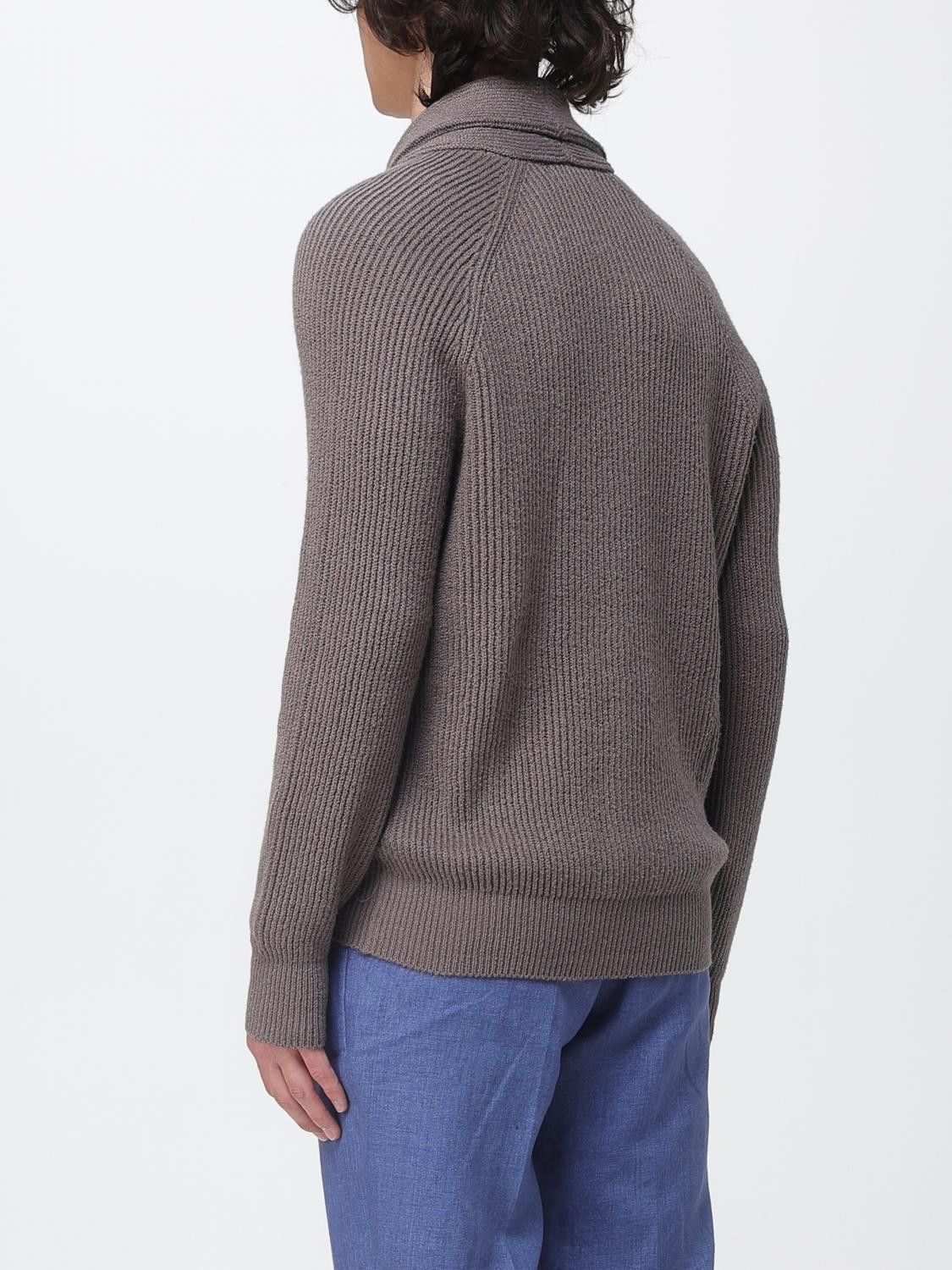 Brunello Cucinelli Brunello Cucinelli Sweater Men Brown Size US L / EU 52-54 / 3 - 3 Thumbnail