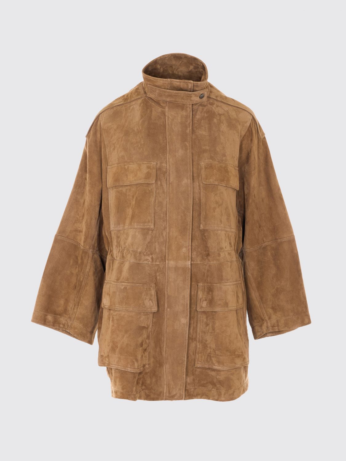 Brunello Cucinelli Brunello Cucinelli Jacket Woman Brown Size M / US 6-8 / IT 42-44 - 2 Thumbnail