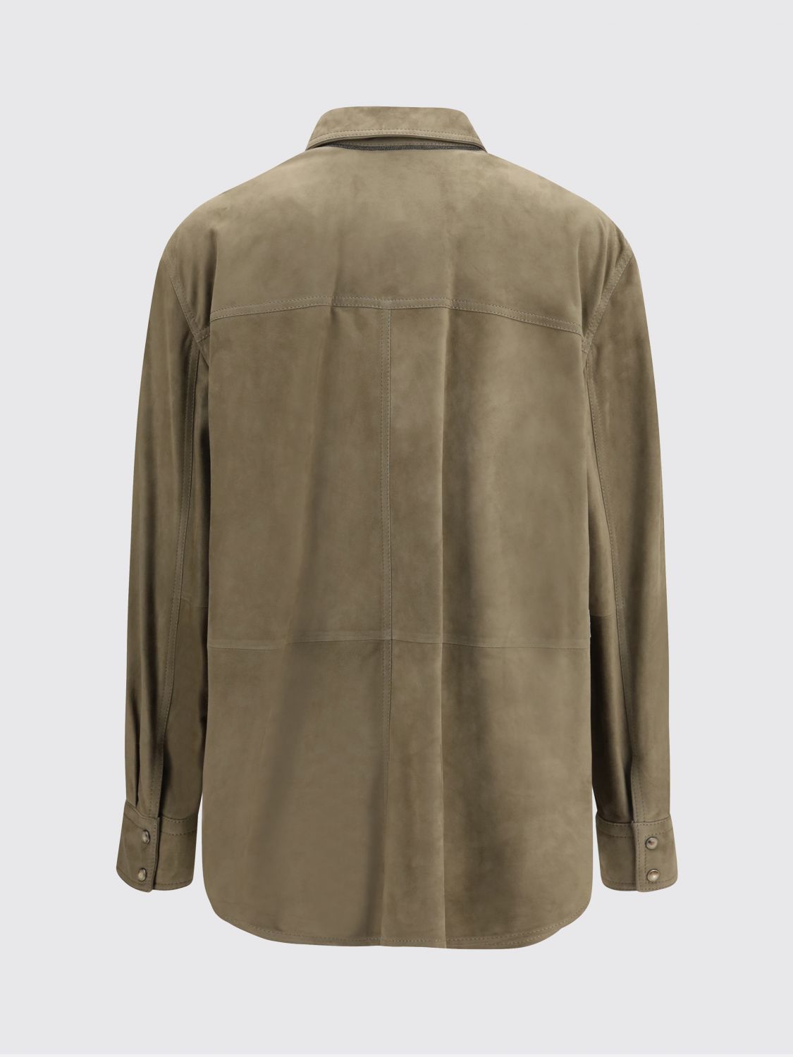 Brunello Cucinelli Brunello Cucinelli Shirt Woman Kaki Size M / US 6-8 / IT 42-44 - 3 Thumbnail