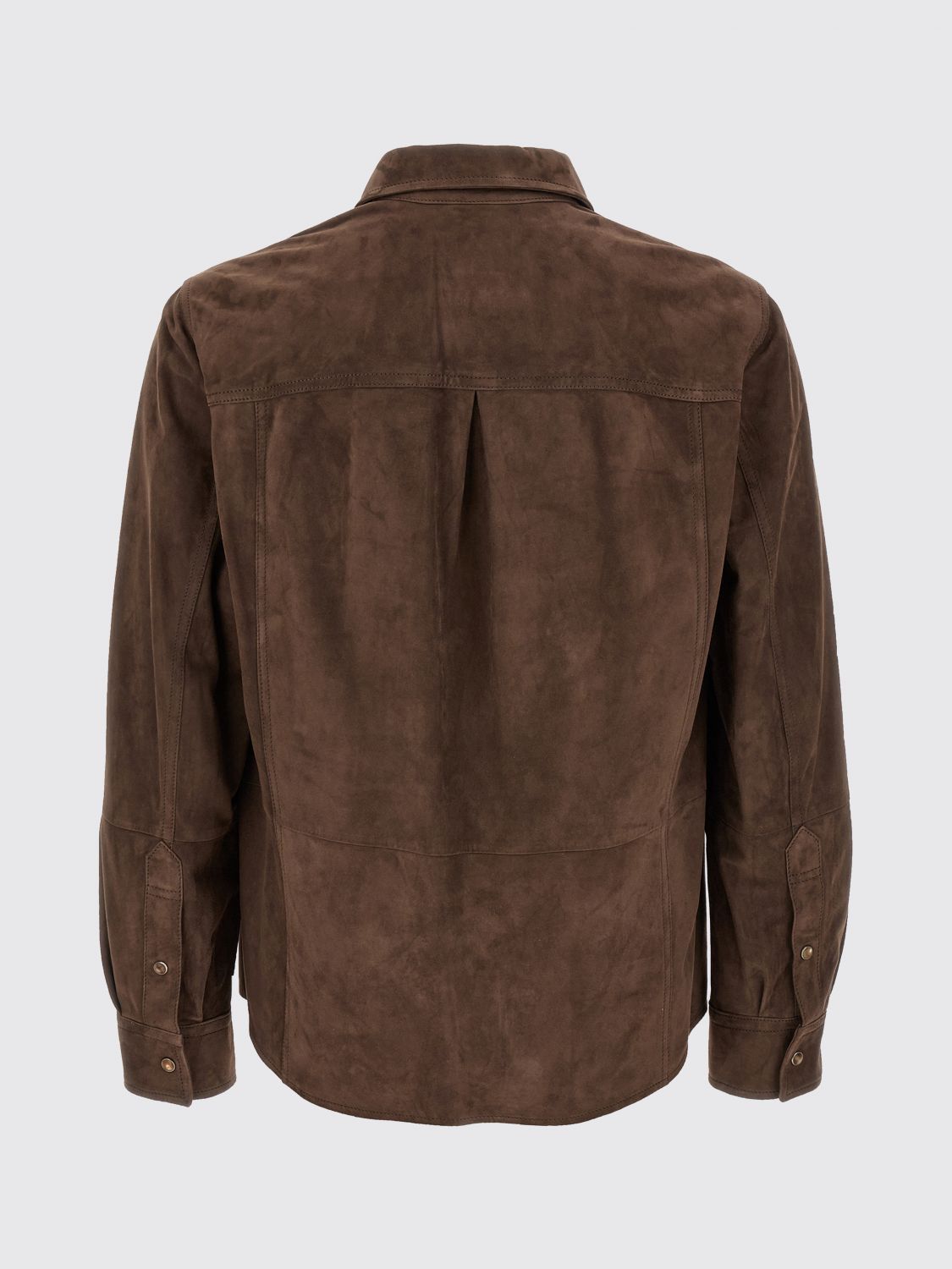 Brunello Cucinelli Brunello Cucinelli Shirt Men Brown Size US XS / EU 42 / 0 - 3 Thumbnail