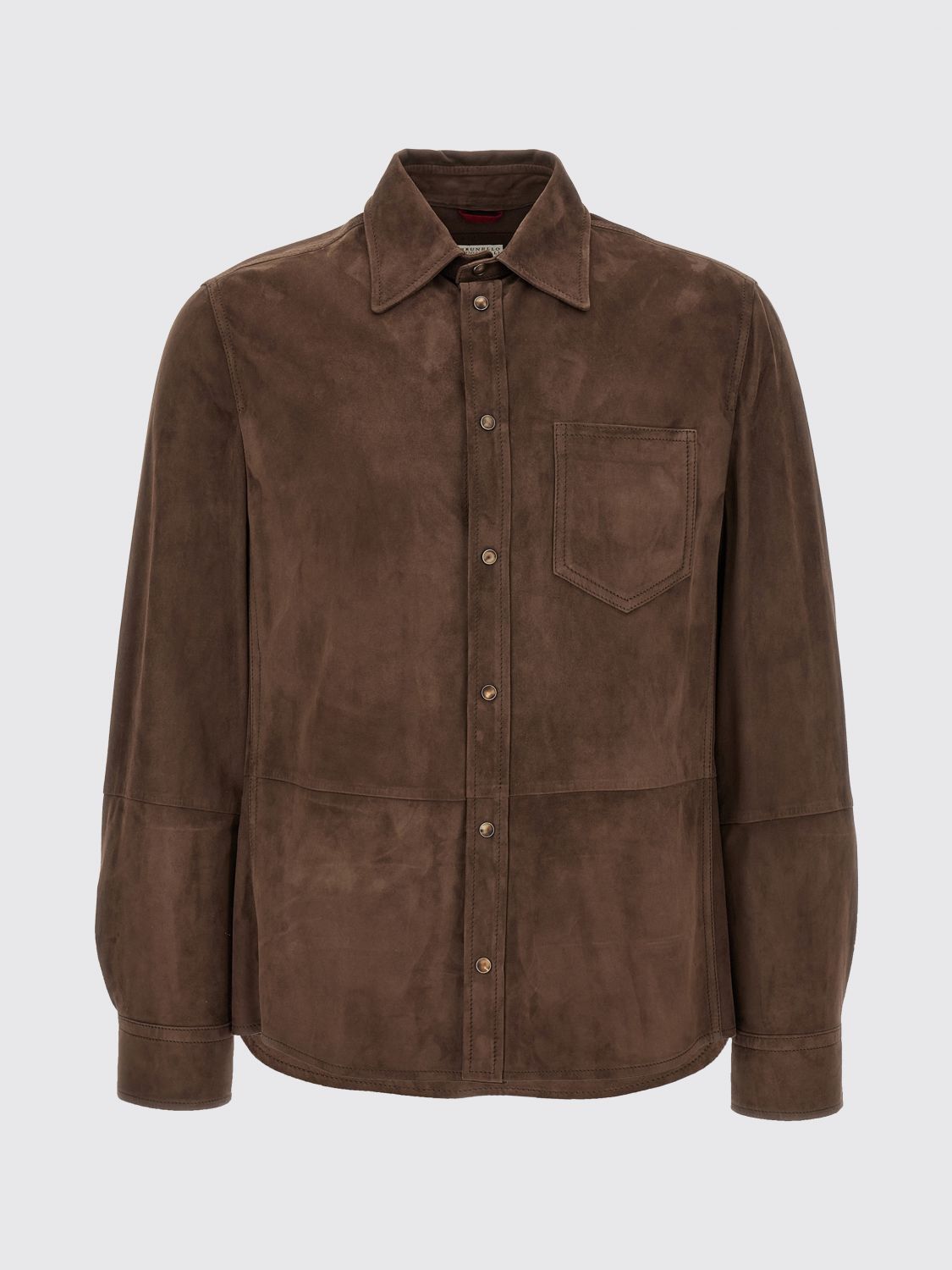 Brunello Cucinelli Brunello Cucinelli Shirt Men Brown Size US XS / EU 42 / 0 - 2 Thumbnail