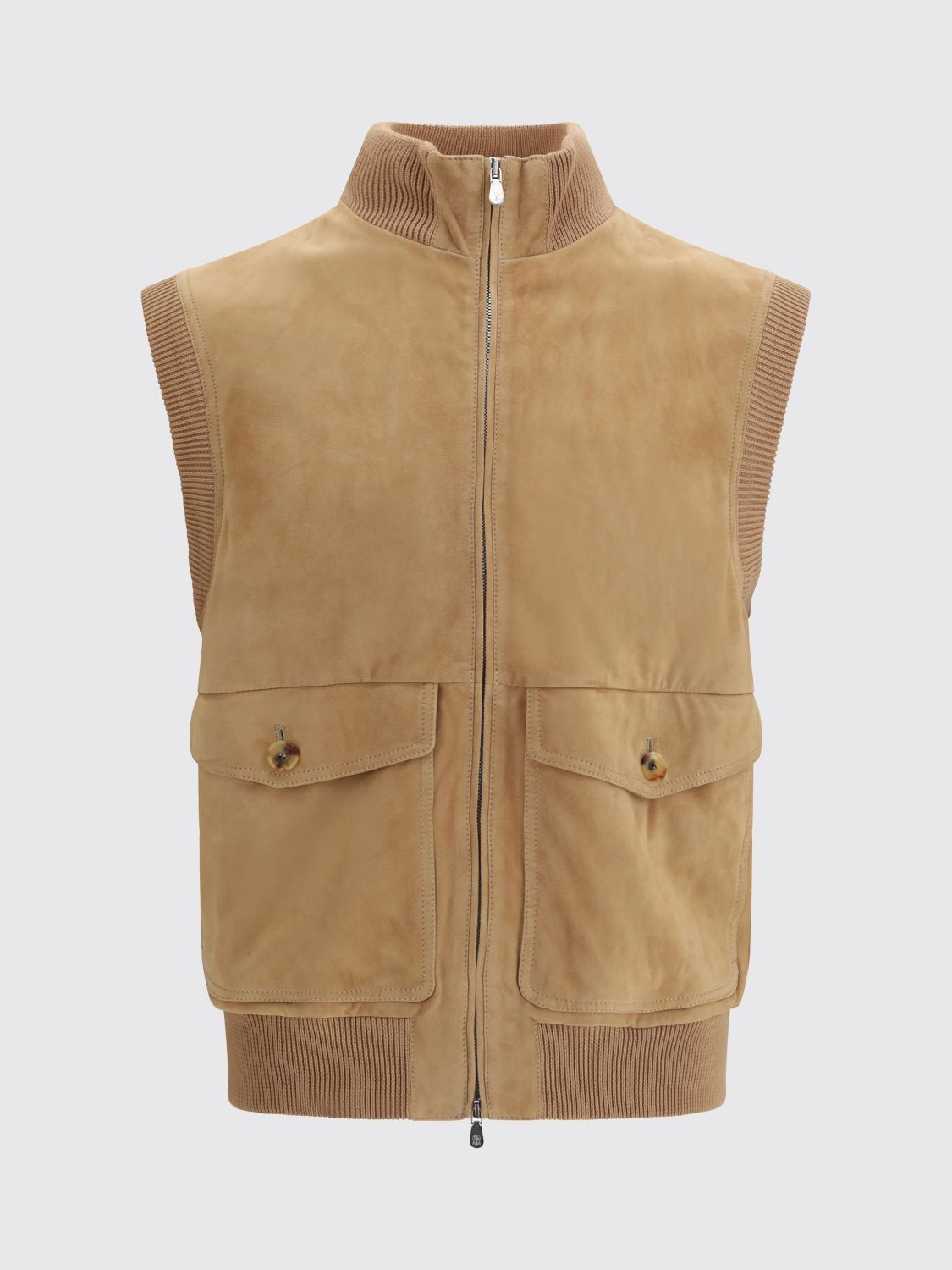 Brunello Cucinelli Brunello Cucinelli Suit Vest Men Camel Size US S / EU 44-46 / 1 - 2 Thumbnail