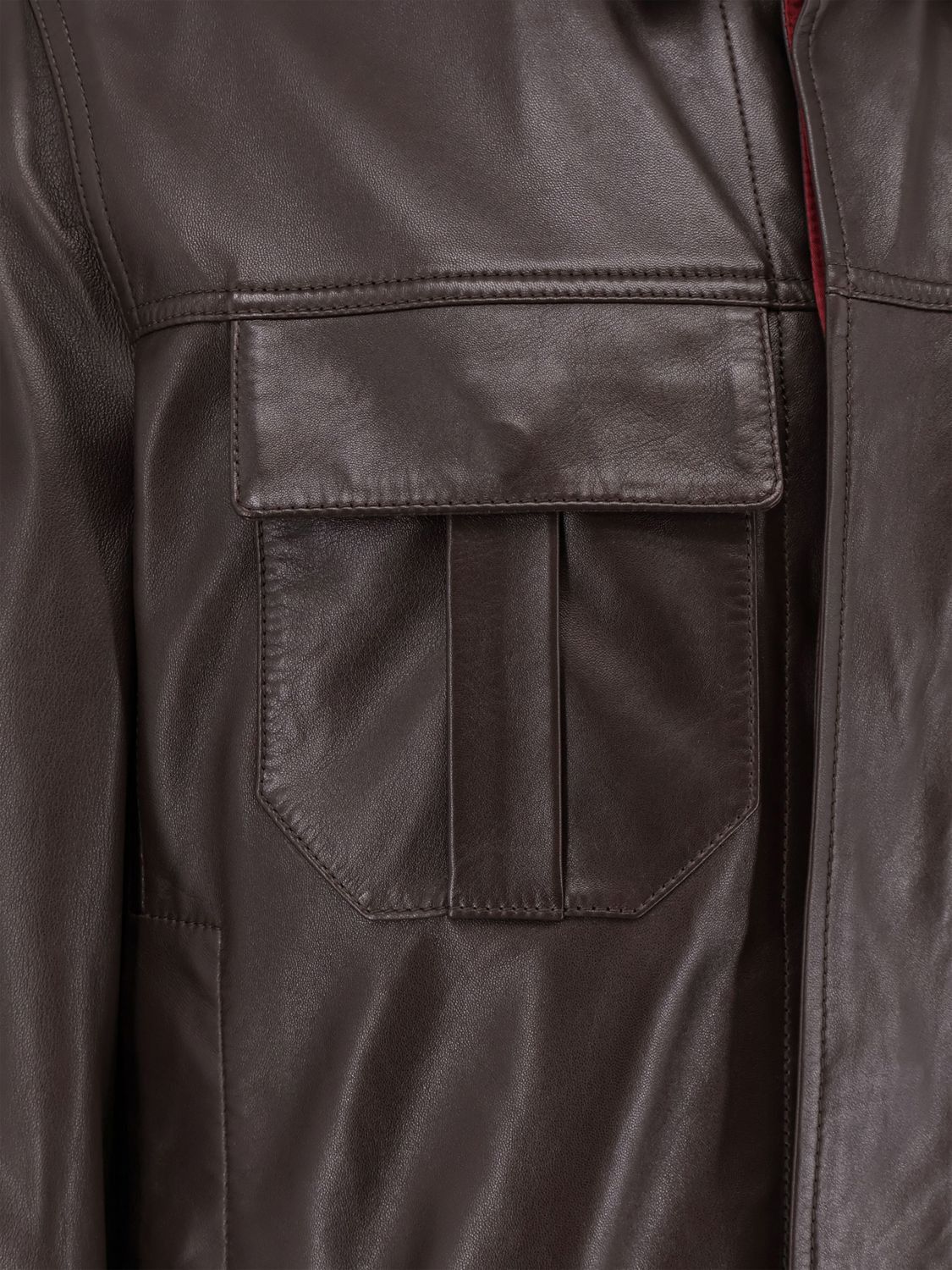 Brunello Cucinelli Brunello Cucinelli Jacket Men Red Size US L / EU 52-54 / 3 - 4 Thumbnail