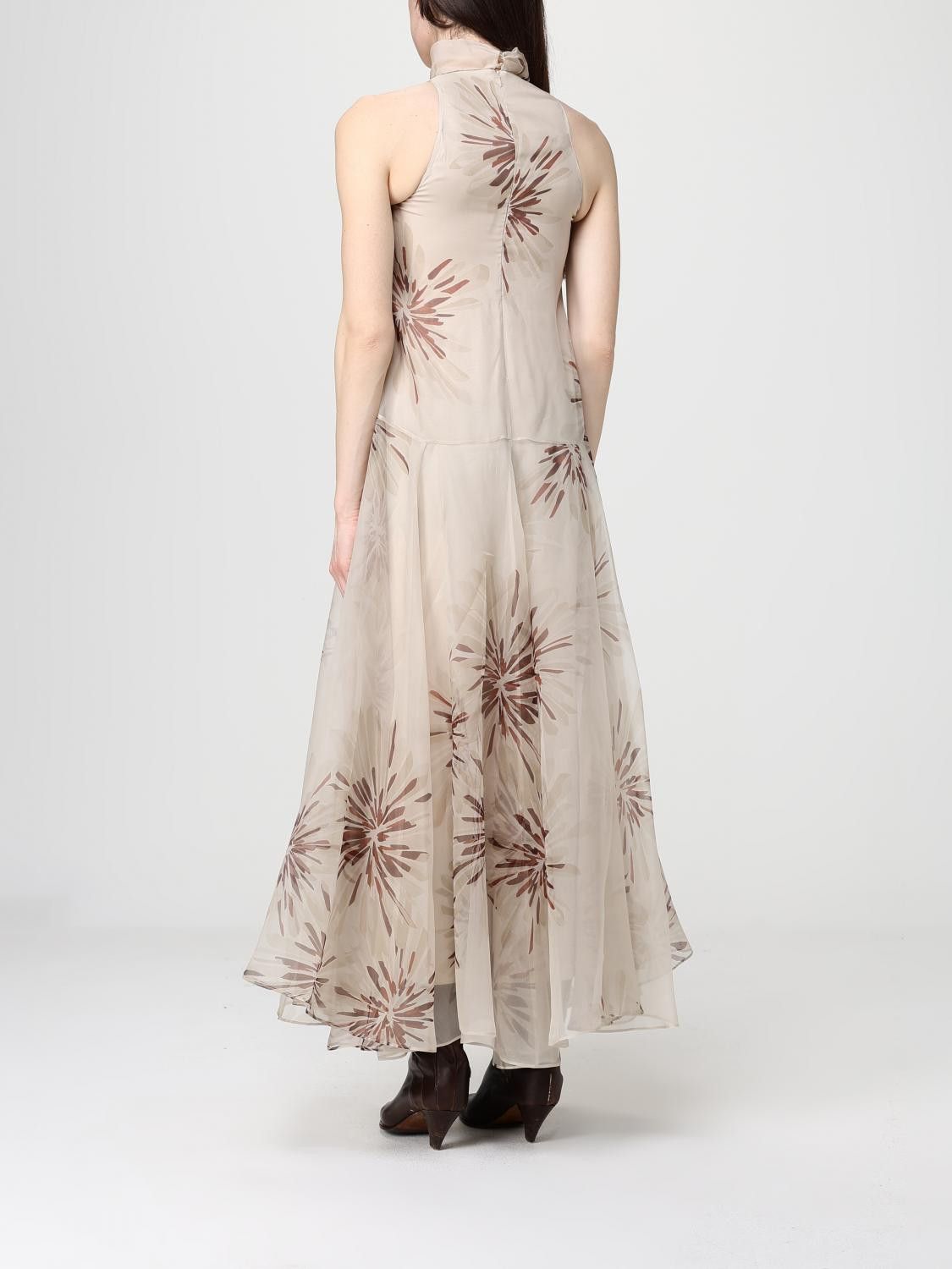 Brunello Cucinelli Brunello Cucinelli Dress Woman Nude Size XS / US 0-2 / IT 36-38 - 2 Thumbnail