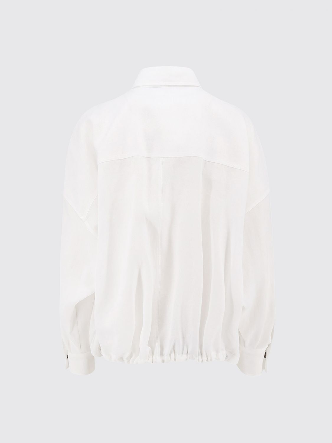 Brunello Cucinelli Brunello Cucinelli Shirt Woman White Size M / US 6-8 / IT 42-44 - 3 Thumbnail