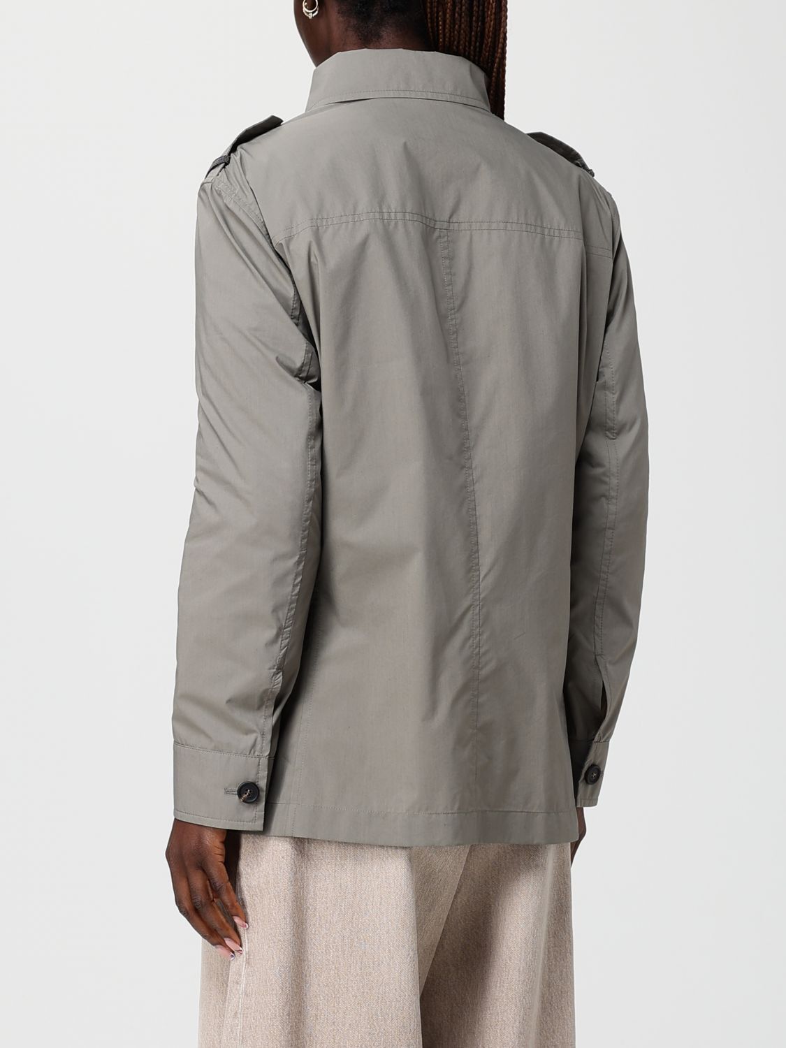 Brunello Cucinelli Brunello Cucinelli Jacket Woman Kaki Size S / US 4 / IT 40 - 3 Thumbnail