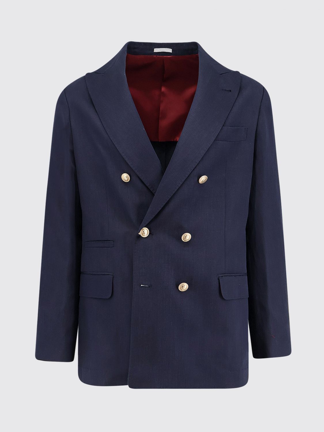 Brunello Cucinelli Brunello Cucinelli Jacket Men Navy Size US XXL / EU 58 / 5 - 2 Thumbnail