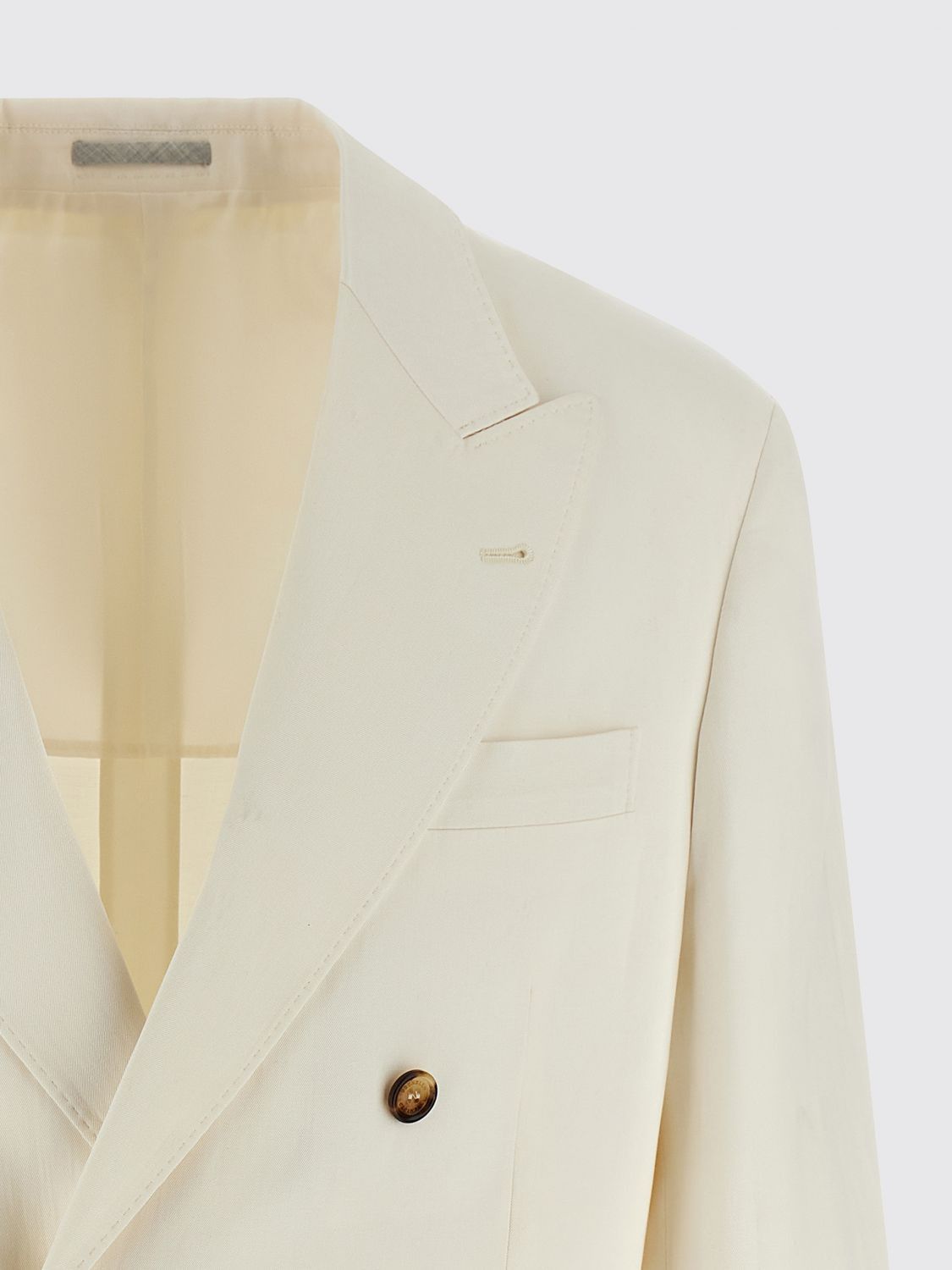 Brunello Cucinelli Brunello Cucinelli Jacket Men White Size US L / EU 52-54 / 3 - 4 Thumbnail