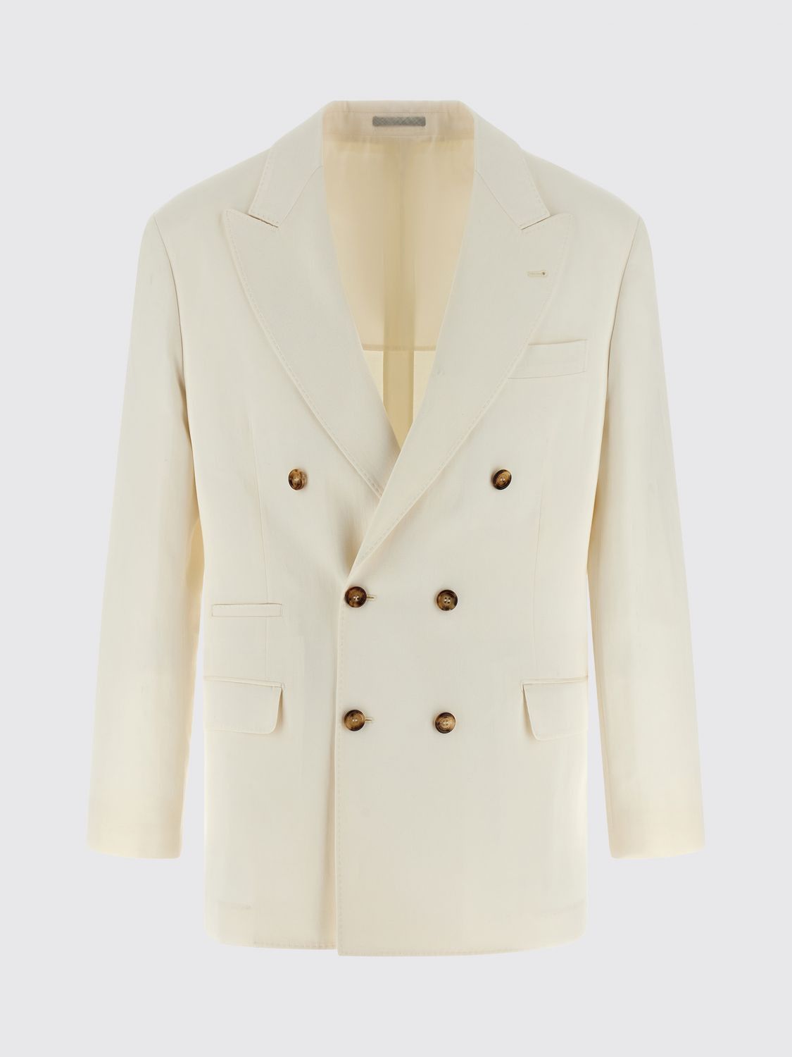 Brunello Cucinelli Brunello Cucinelli Jacket Men White Size US L / EU 52-54 / 3 - 2 Thumbnail