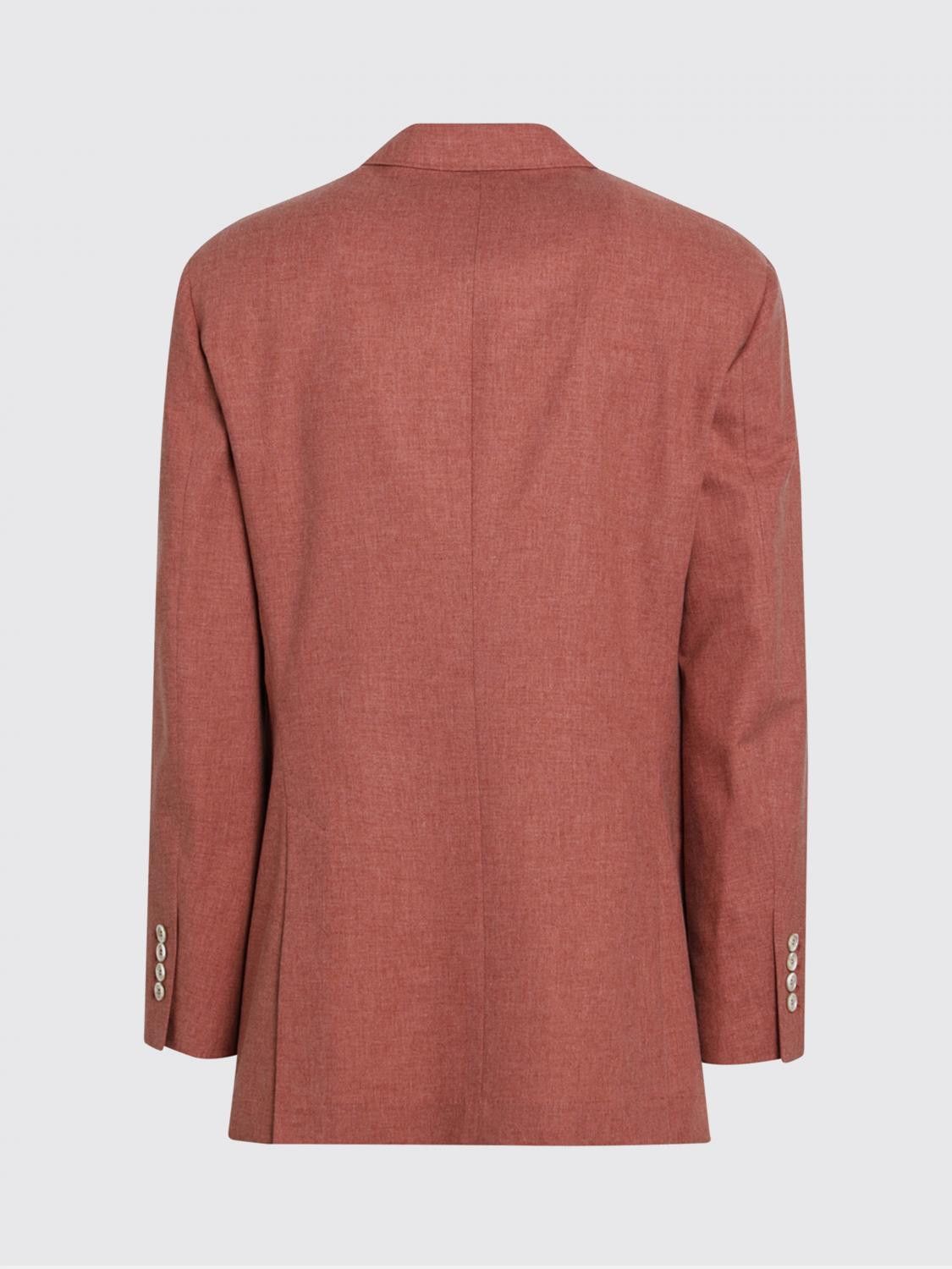 Brunello Cucinelli Brunello Cucinelli Jacket Men Pink Size US L / EU 52-54 / 3 - 3 Thumbnail