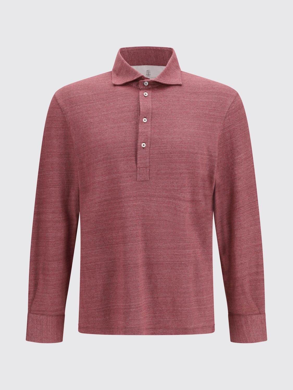 Brunello Cucinelli Brunello Cucinelli Polo Shirt Men Coral Size US L / EU 52-54 / 3 - 2 Thumbnail