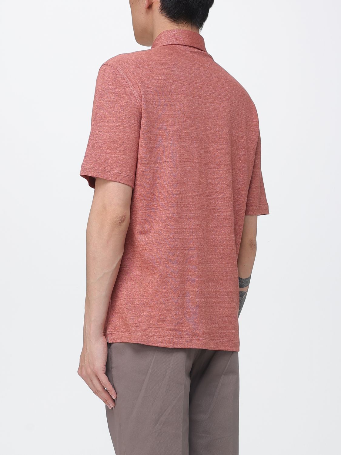 Brunello Cucinelli Brunello Cucinelli Polo Shirt Men Red Size US XL / EU 56 / 4 - 3 Thumbnail