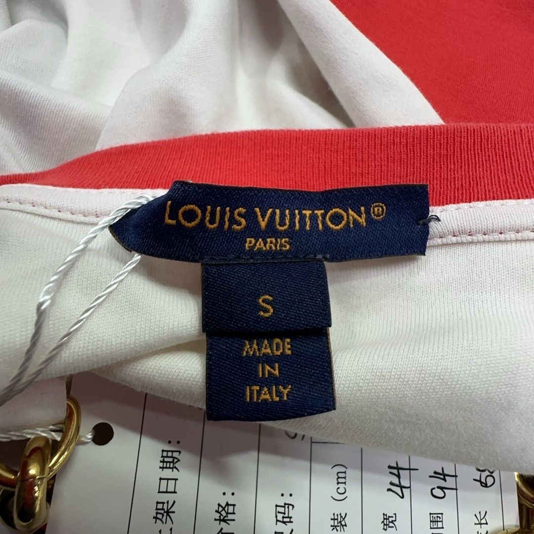 Louis Vuitton Louis Vuitton Striped Chain T-Shirt Size S Size S / US 4 / IT 40 - 3 Thumbnail