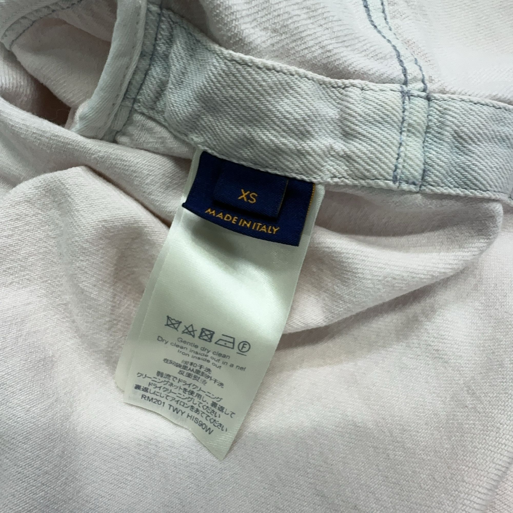 Louis Vuitton Louis Vuitton Bleached Denim Pocket Shirt XS Size US XS / EU 42 / 0 - 4 Thumbnail