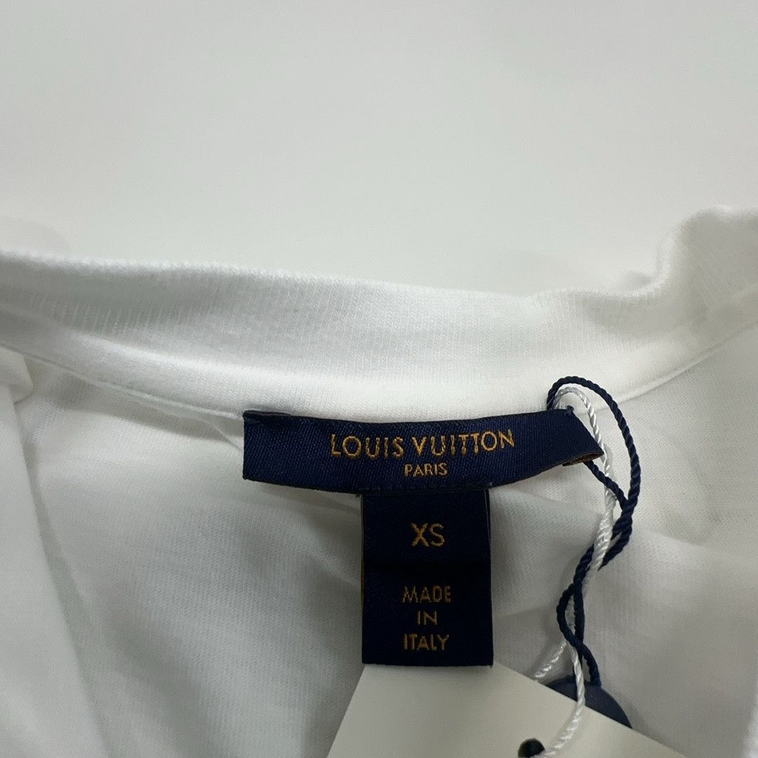 Louis Vuitton Louis Vuitton Chain Detail Logo T-Shirt XS Size XS / US 0-2 / IT 36-38 - 3 Thumbnail