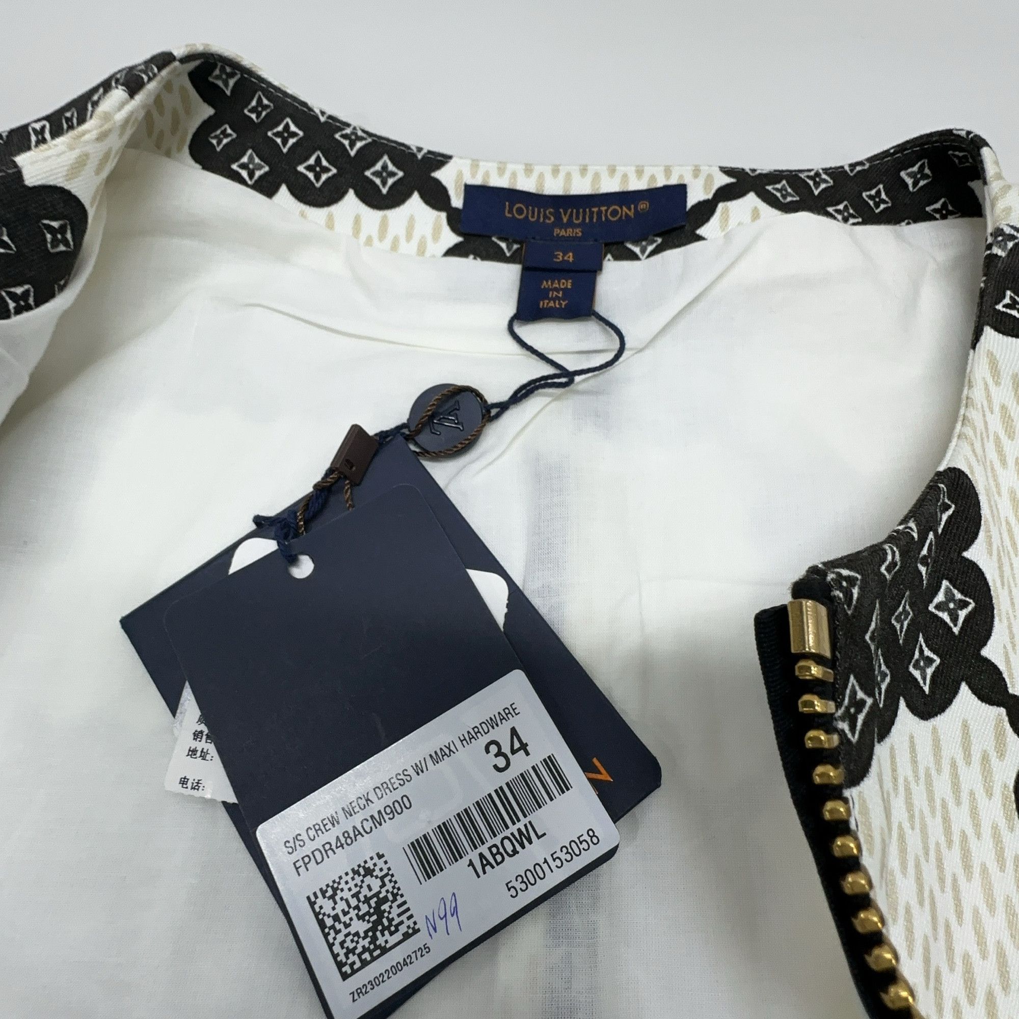 Louis Vuitton Louis Vuitton Monogram Zipper Mini Dress 34 Size XS / US 0-2 / IT 36-38 - 3 Thumbnail