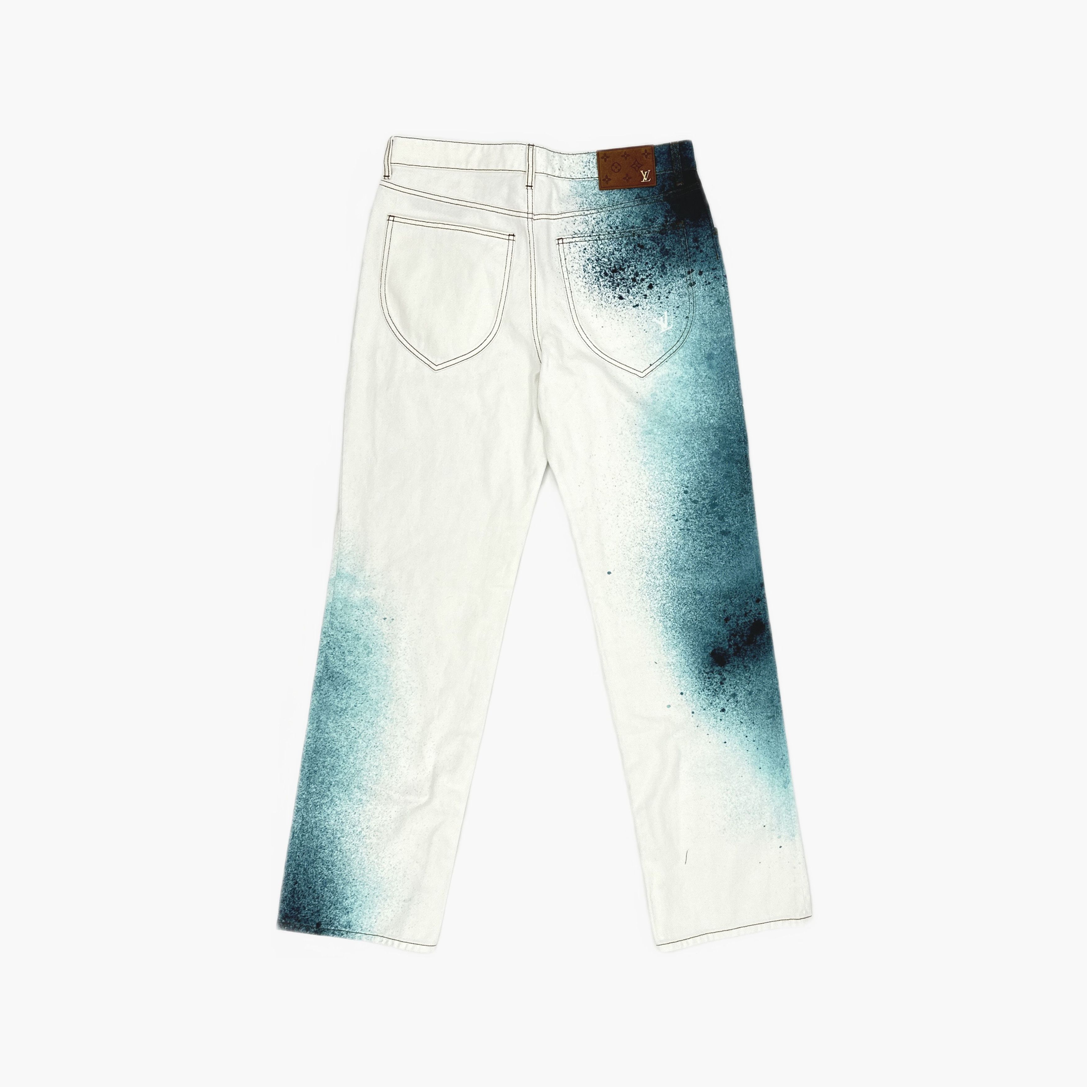 Louis Vuitton Louis Vuitton Tie-Dye Spray Jeans Size 32 Size US 32 / EU 48 - 2 Thumbnail