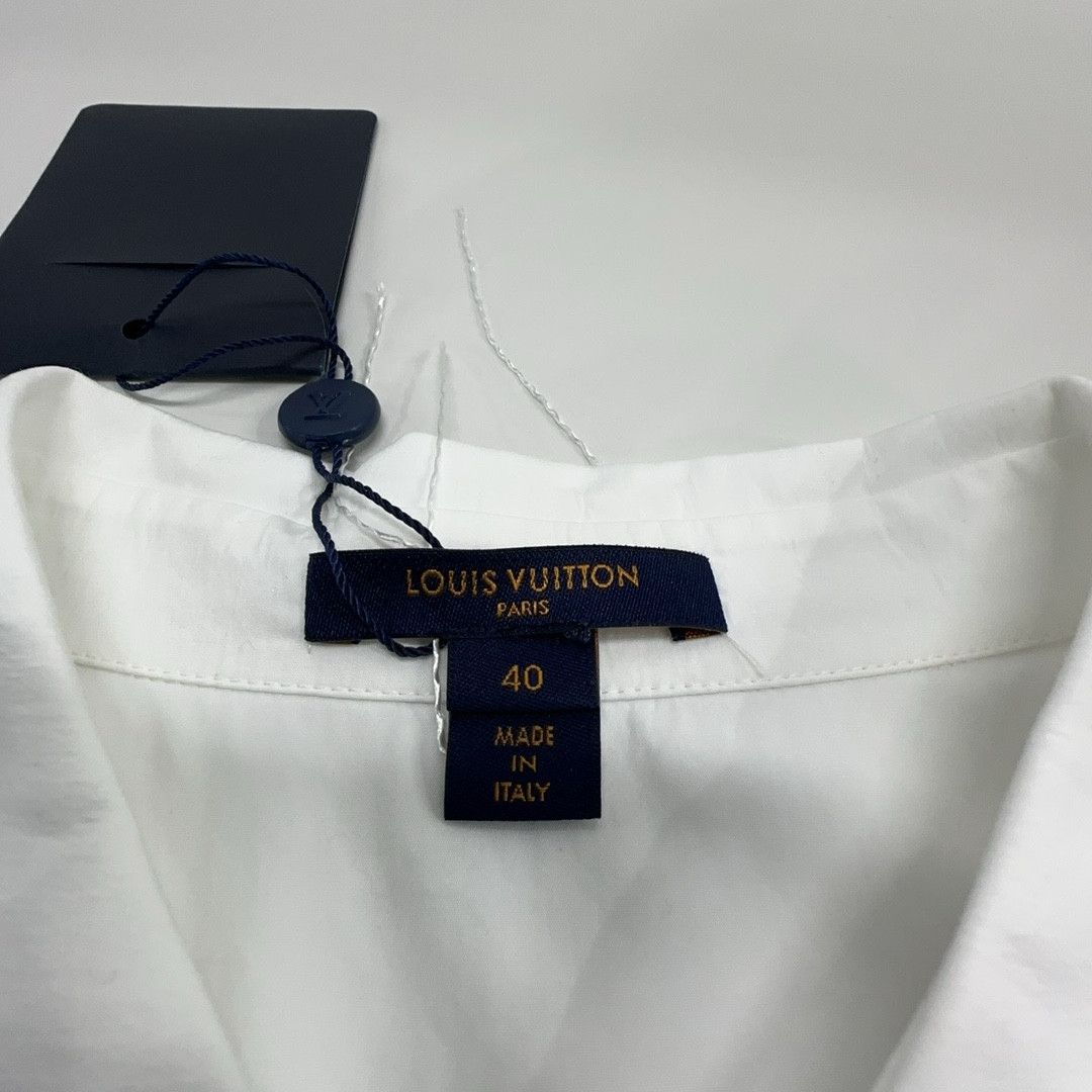 Louis Vuitton Louis Vuitton Embroidered Button Up Shirt 40 Size M / US 6-8 / IT 42-44 - 8 Thumbnail