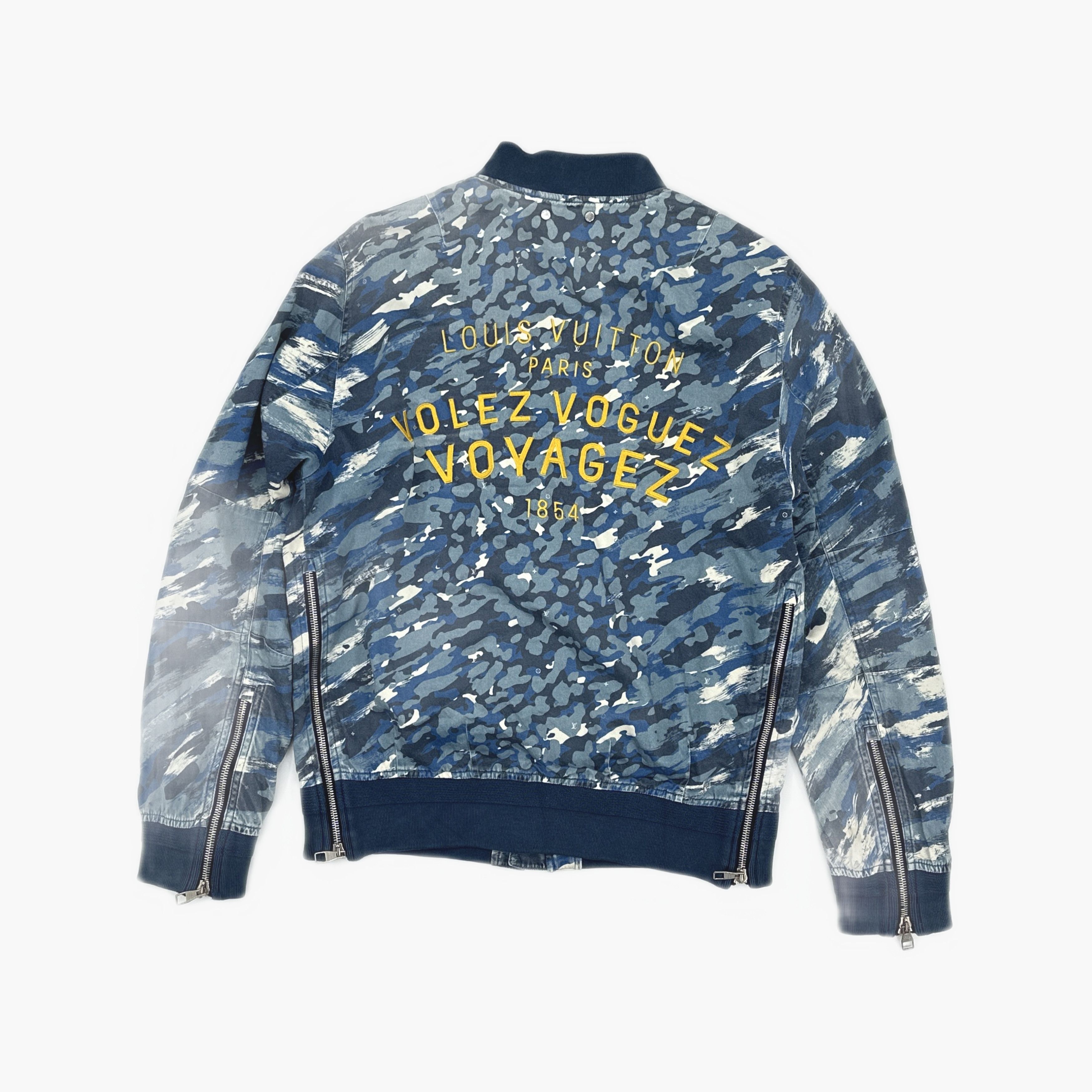 Louis Vuitton Louis Vuitton Volez Voguez Voyagez Bomber Jacket 48 Size US M / EU 48-50 / 2 - 2 Thumbnail