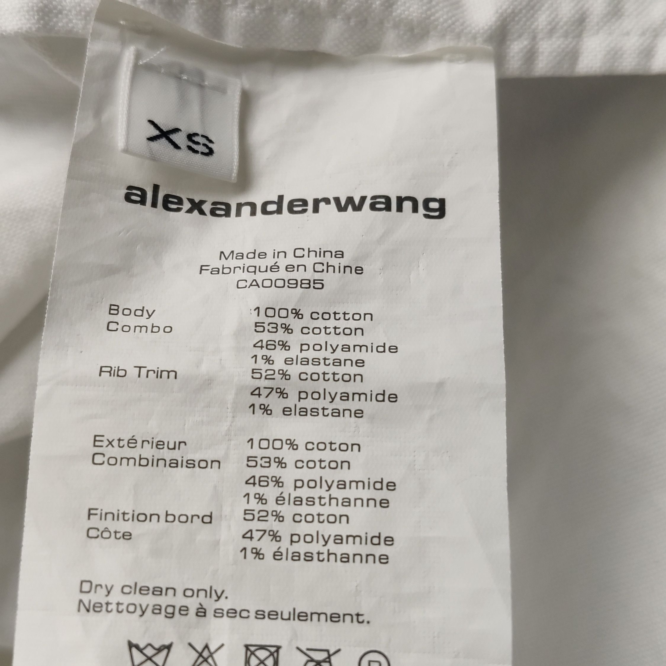 Alexander Wang Alexander Wang Women m Short Sleeve Shirts Size M / US 6-8 / IT 42-44 - 6 Thumbnail