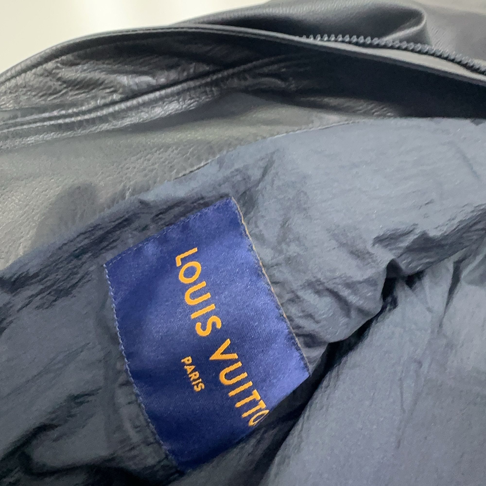 Louis Vuitton Louis Vuitton LV Zipper Leather Jacket 46 Size US S / EU 44-46 / 1 - 4 Thumbnail