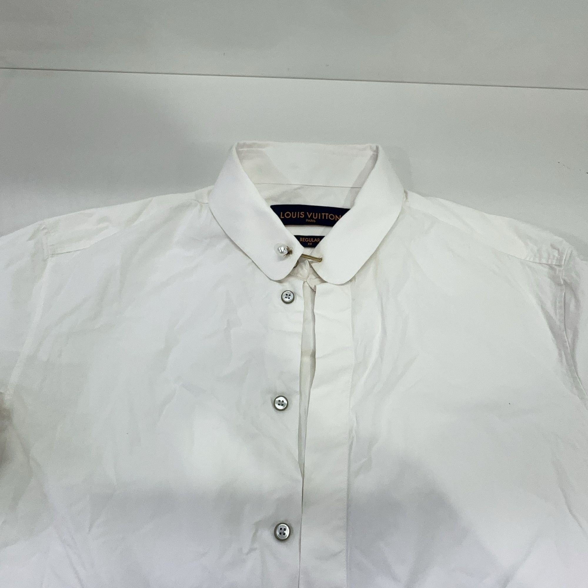 Louis Vuitton Louis Vuitton Pin Detail Shirt 38 Size US S / EU 44-46 / 1 - 6 Thumbnail