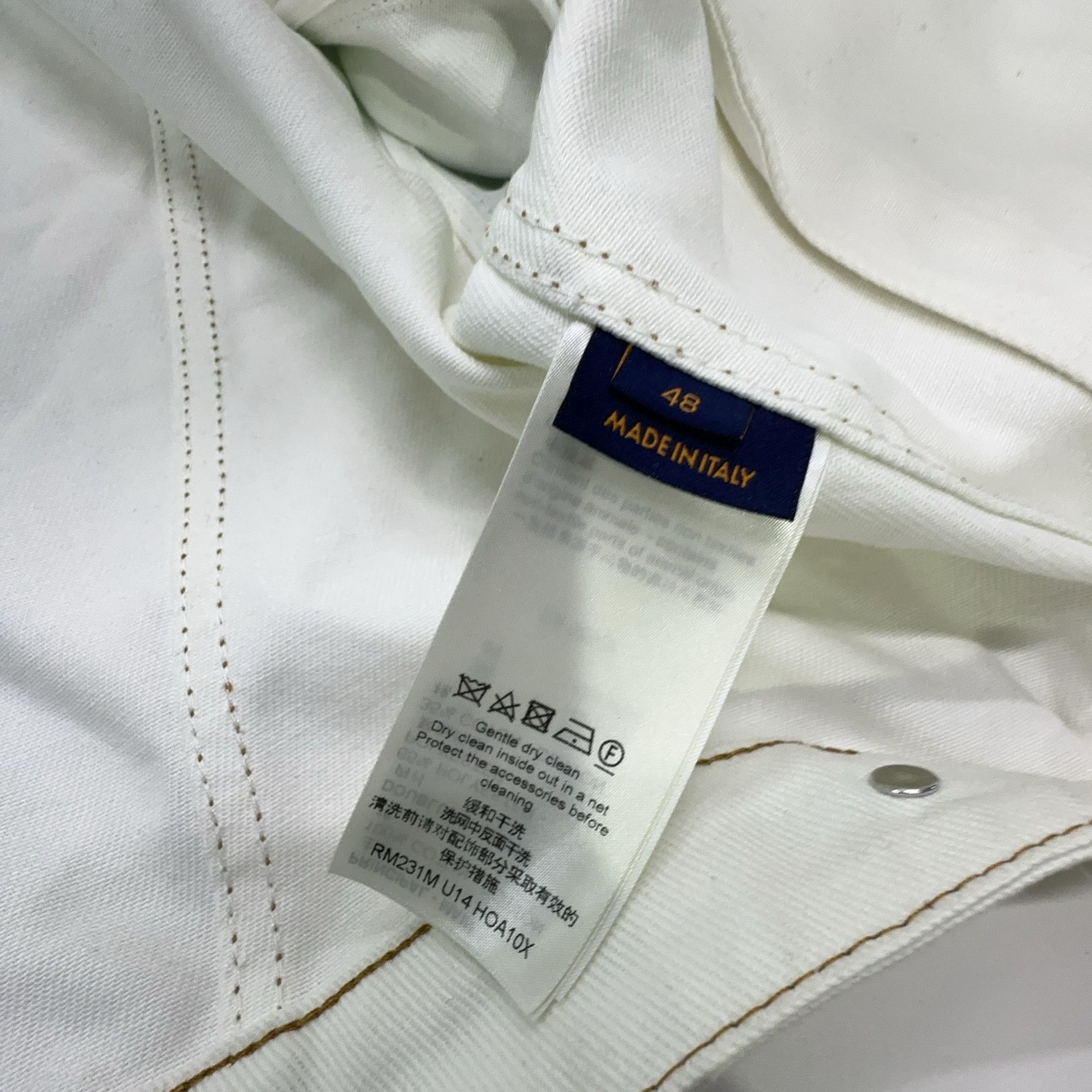 Louis Vuitton Louis Vuitton Spray Effect Denim Jacket 48 Size US M / EU 48-50 / 2 - 3 Thumbnail