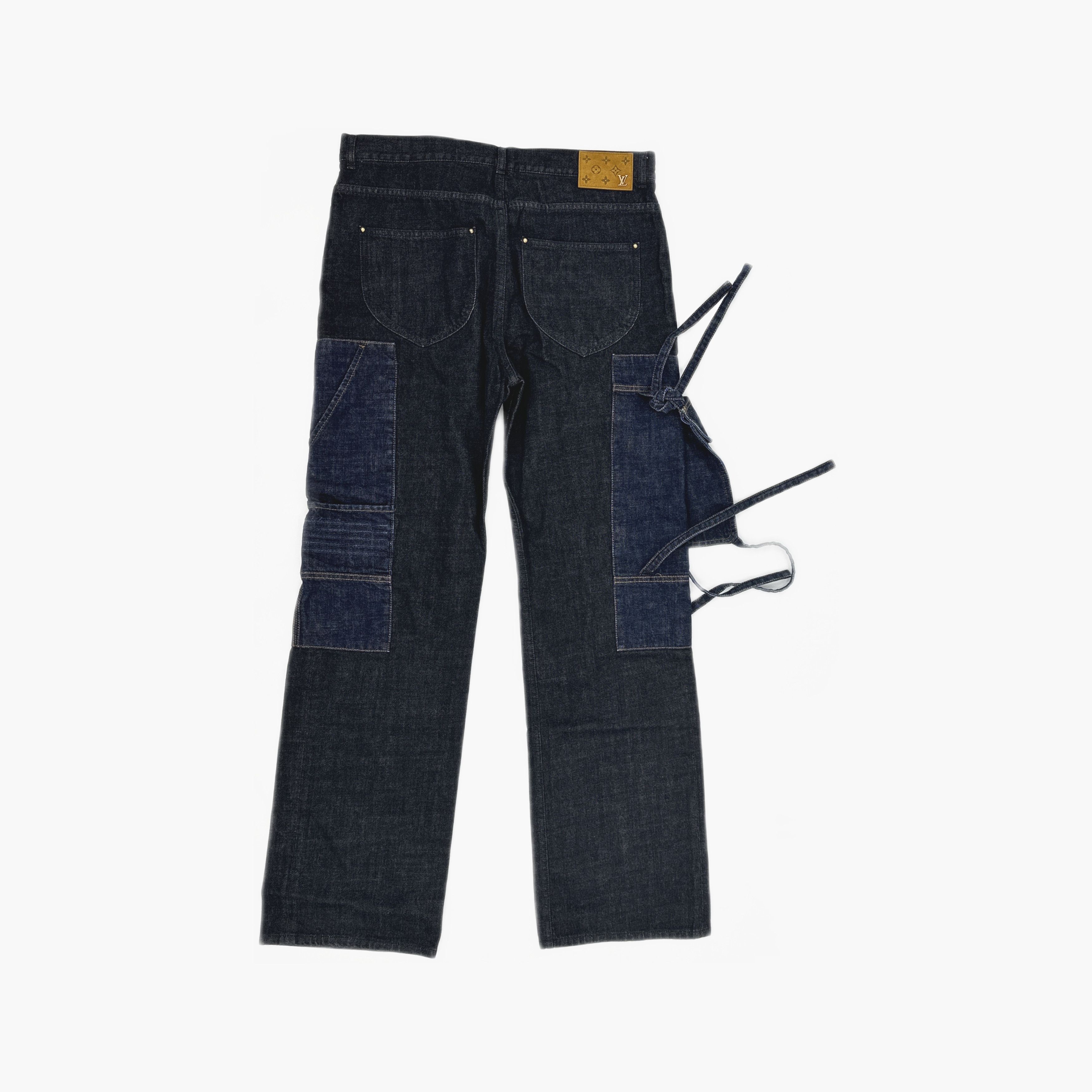 Louis Vuitton Louis Vuitton Bow Distressed Denim Jeans 32 Size US 32 / EU 48 - 2 Thumbnail